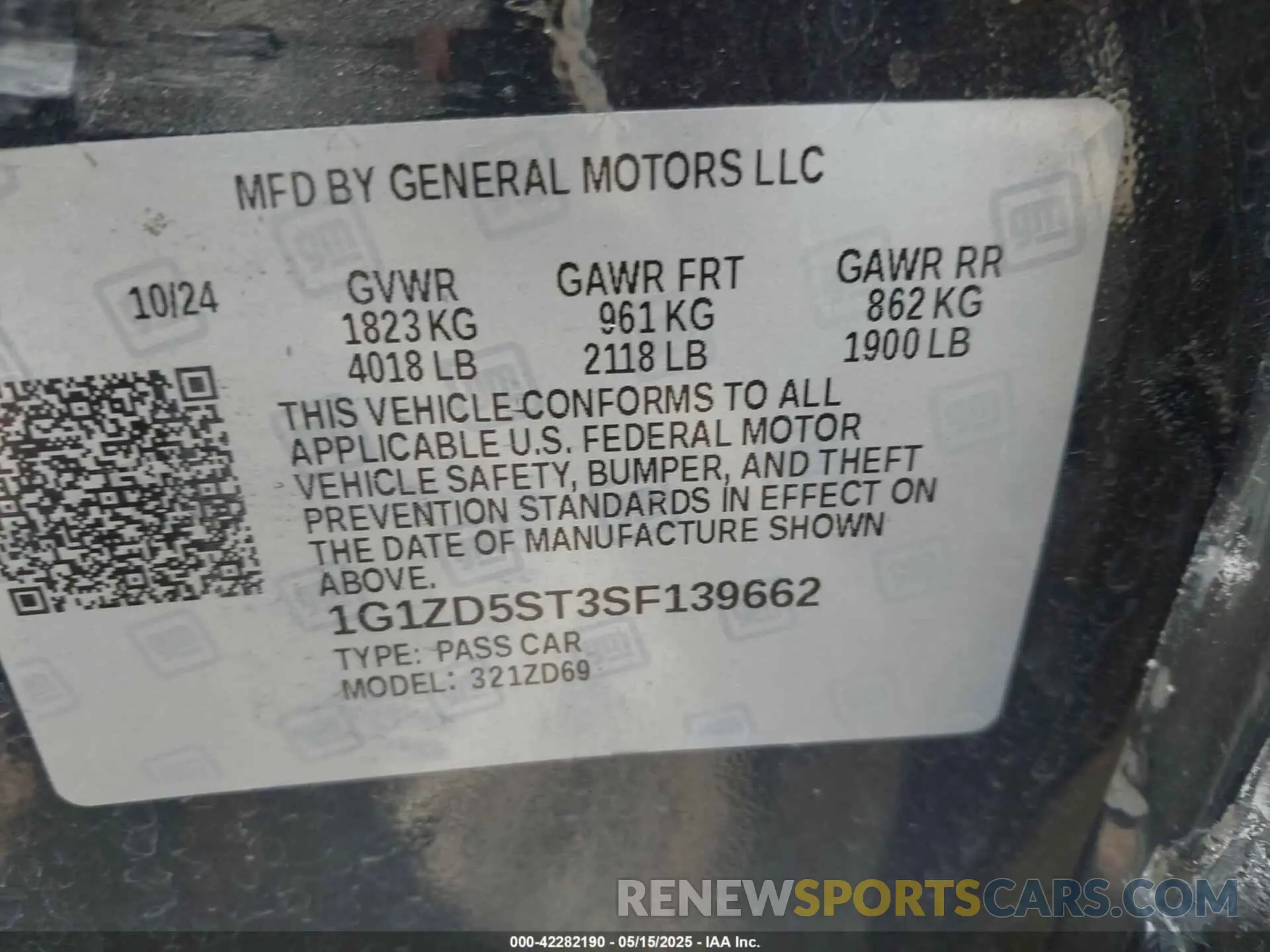 9 fotografías del automóvil dañado 1G1ZD5ST3SF139662 CHEVROLET MALIBU 2025