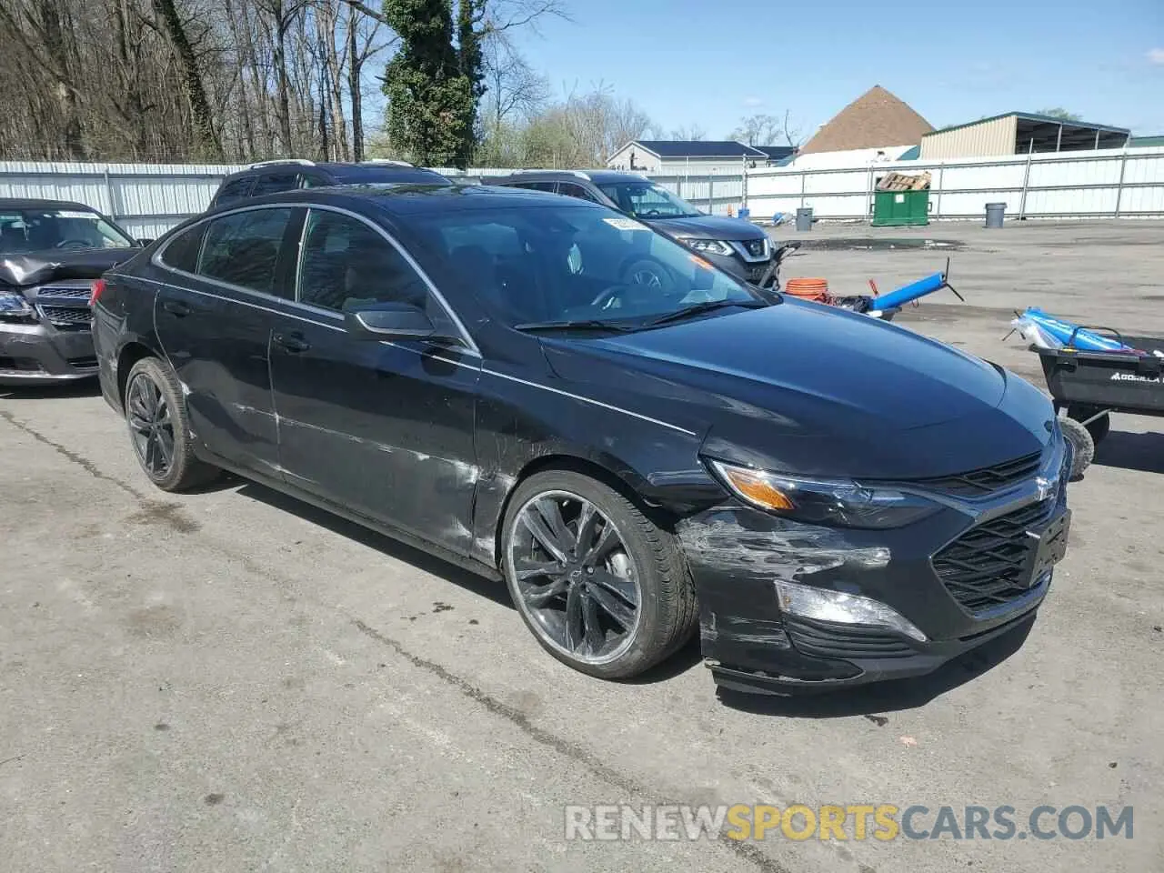 4 fotografías del automóvil dañado 1G1ZD5ST4SF114625 CHEVROLET MALIBU 2025