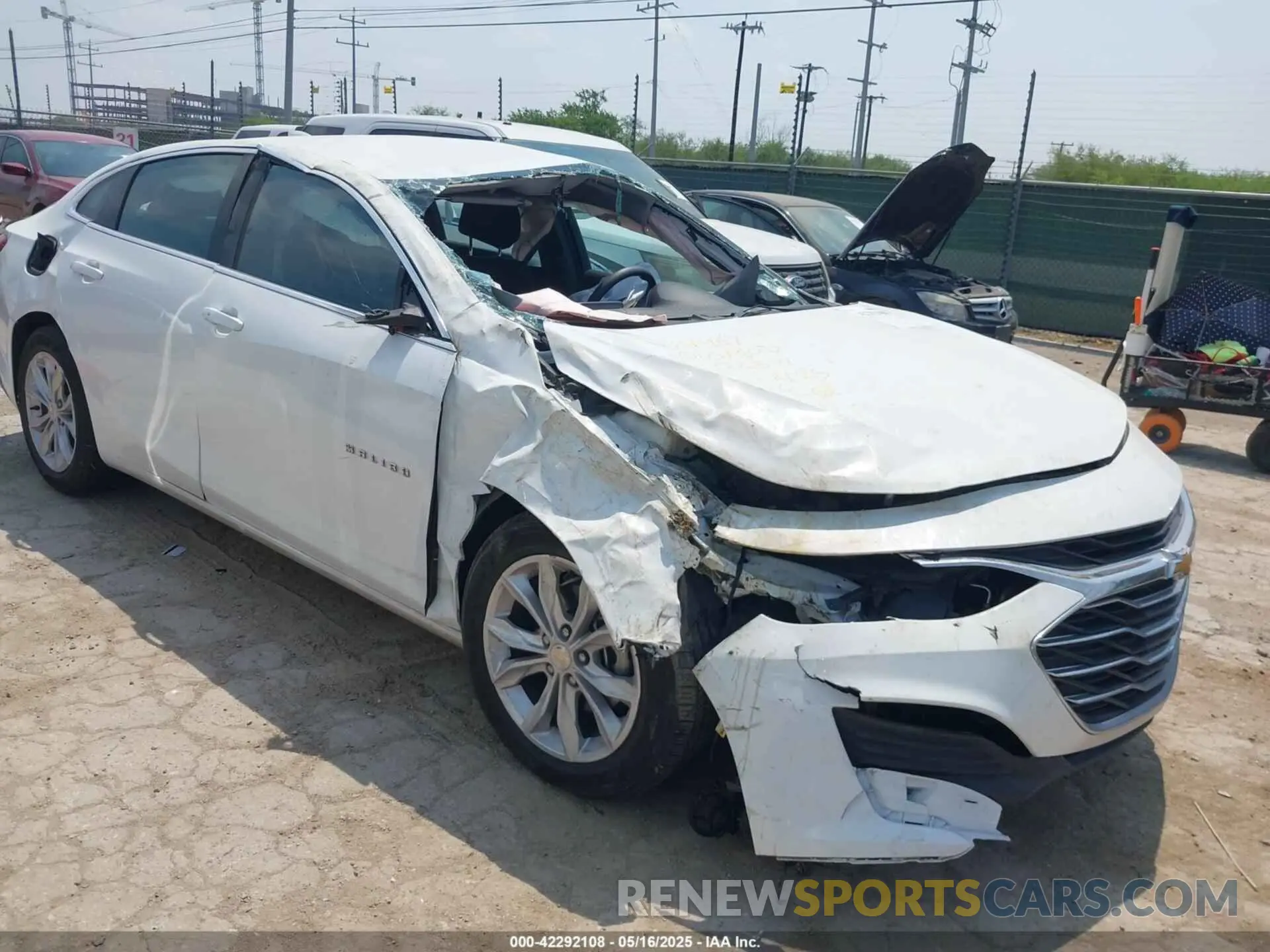 1 fotografías del automóvil dañado 1G1ZD5ST4SF126371 CHEVROLET MALIBU 2025