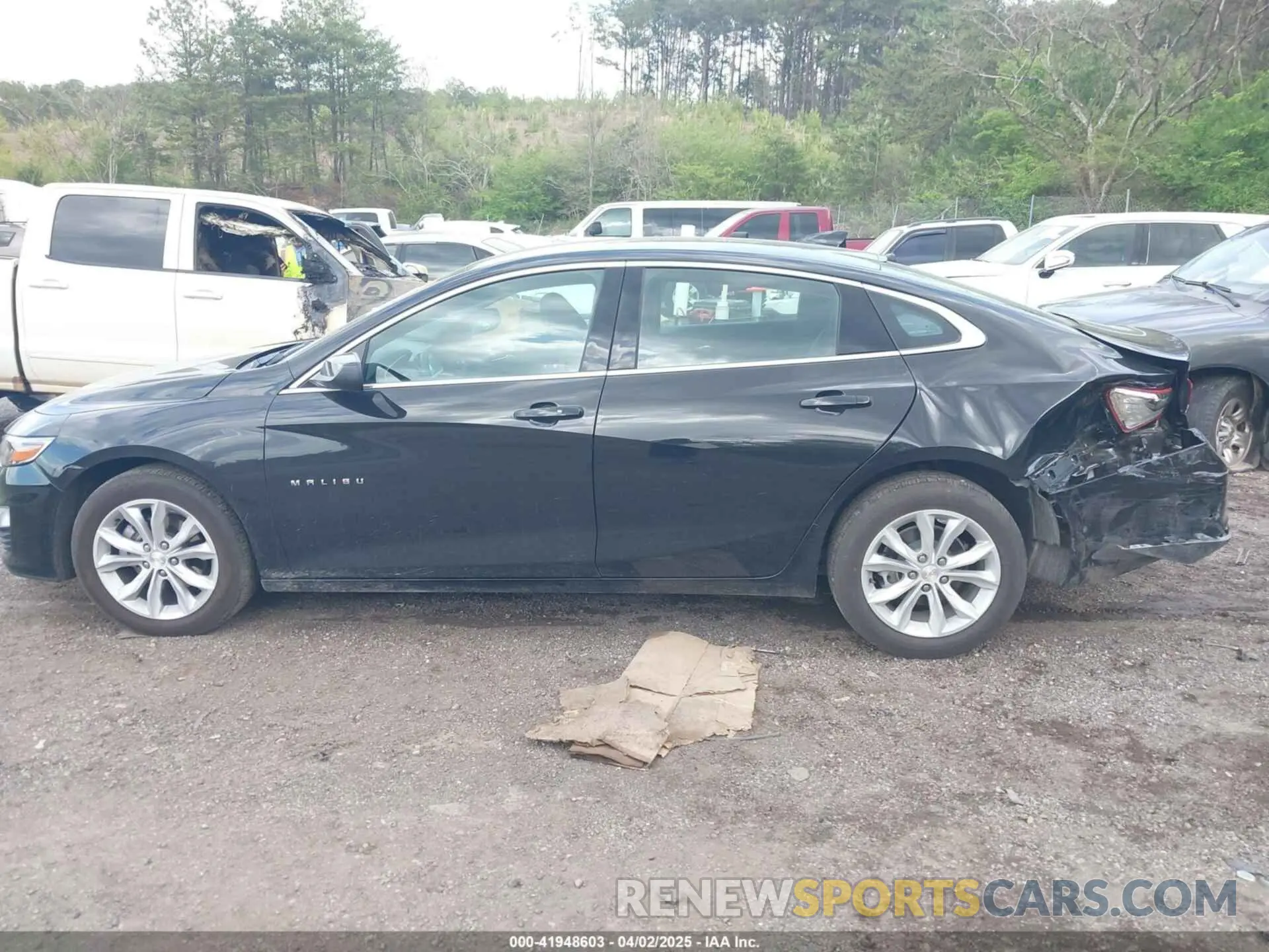 6 fotografías del automóvil dañado 1G1ZD5ST5SF144989 CHEVROLET MALIBU 2025