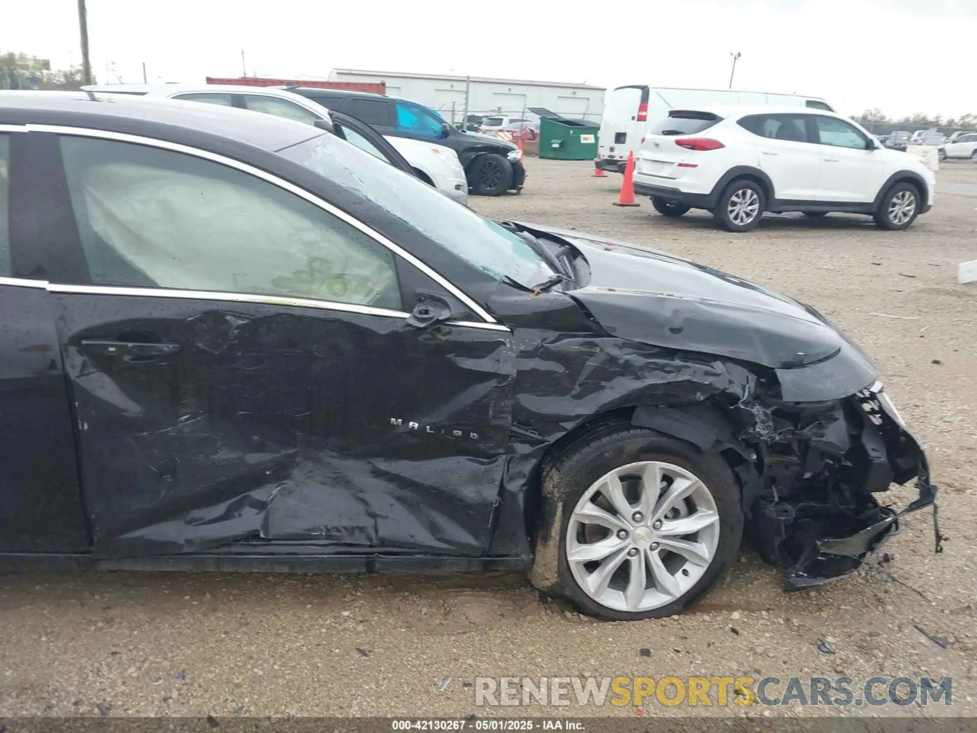 6 fotografías del automóvil dañado 1G1ZD5ST6SF123536 CHEVROLET MALIBU 2025