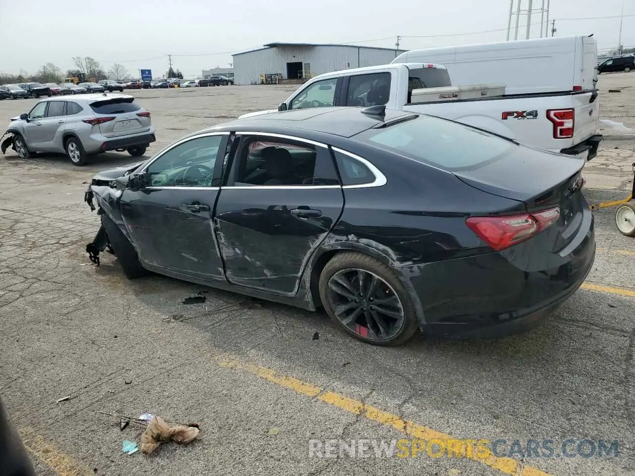2 fotografías del automóvil dañado 1G1ZD5ST7SF106504 CHEVROLET MALIBU 2025