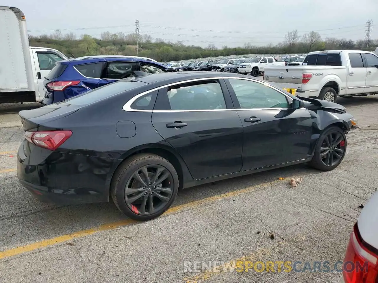 3 fotografías del automóvil dañado 1G1ZD5ST7SF106504 CHEVROLET MALIBU 2025