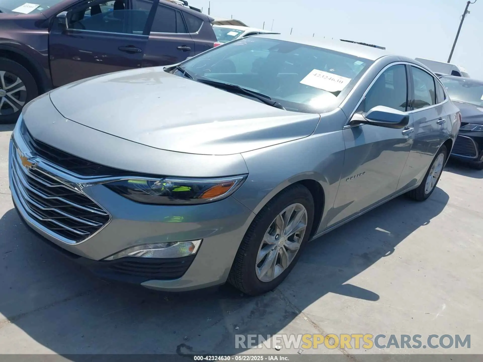 2 fotografías del automóvil dañado 1G1ZD5ST7SF122153 CHEVROLET MALIBU 2025