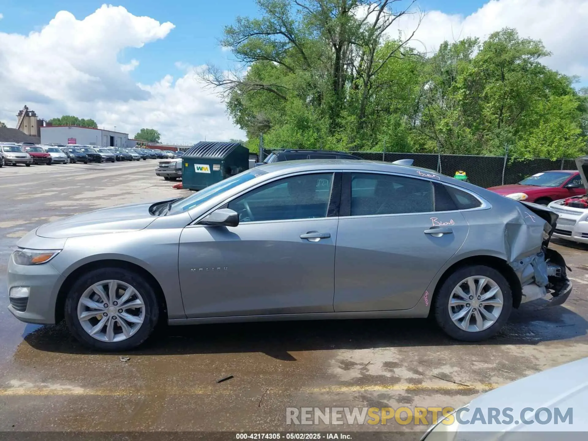 15 fotografías del automóvil dañado 1G1ZD5ST7SF135128 CHEVROLET MALIBU 2025