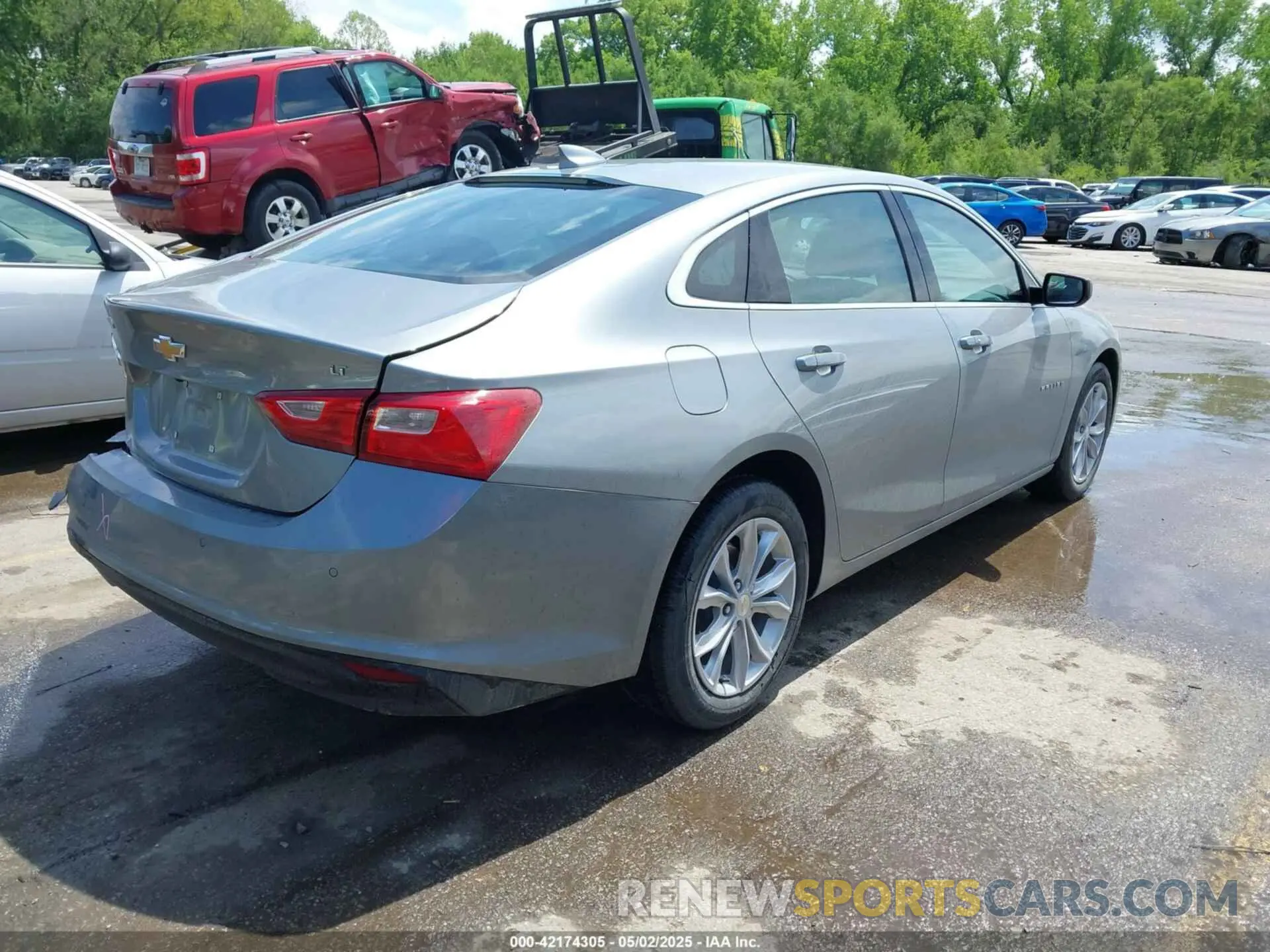 4 fotografías del automóvil dañado 1G1ZD5ST7SF135128 CHEVROLET MALIBU 2025