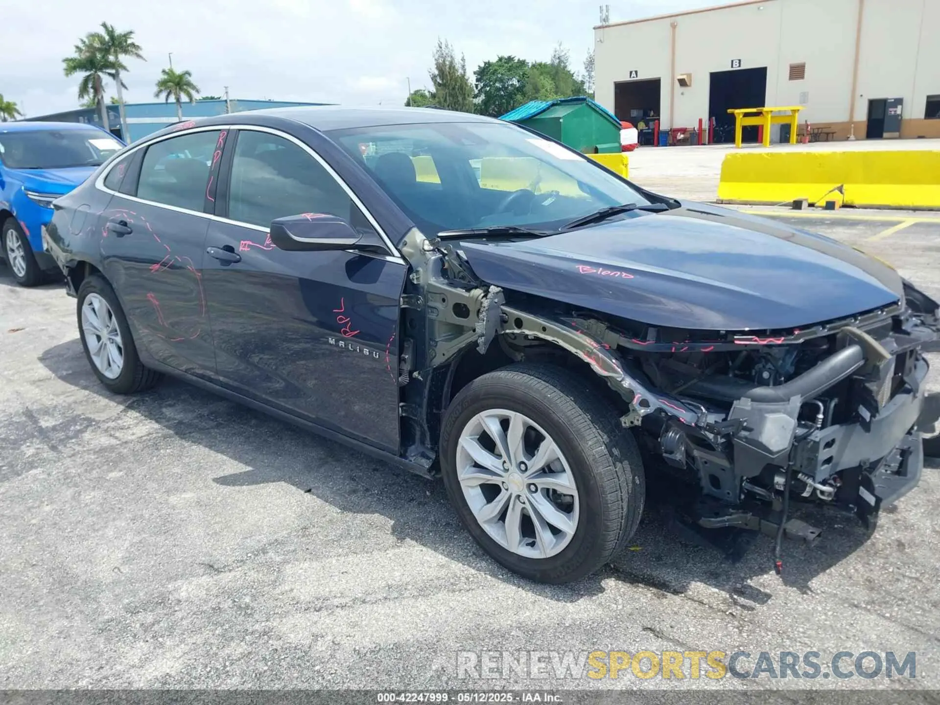 1 fotografías del automóvil dañado 1G1ZD5ST8SF134246 CHEVROLET MALIBU 2025