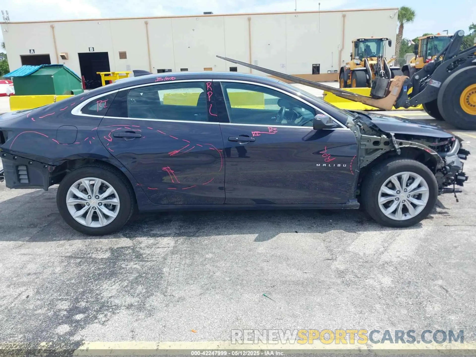 6 fotografías del automóvil dañado 1G1ZD5ST8SF134246 CHEVROLET MALIBU 2025