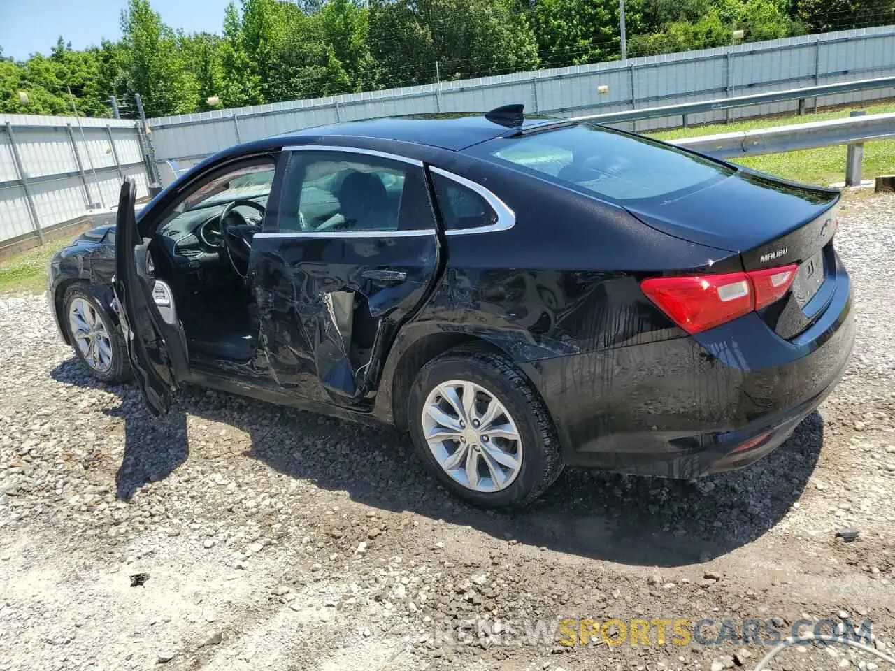 2 fotografías del automóvil dañado 1G1ZD5ST9SF118802 CHEVROLET MALIBU 2025