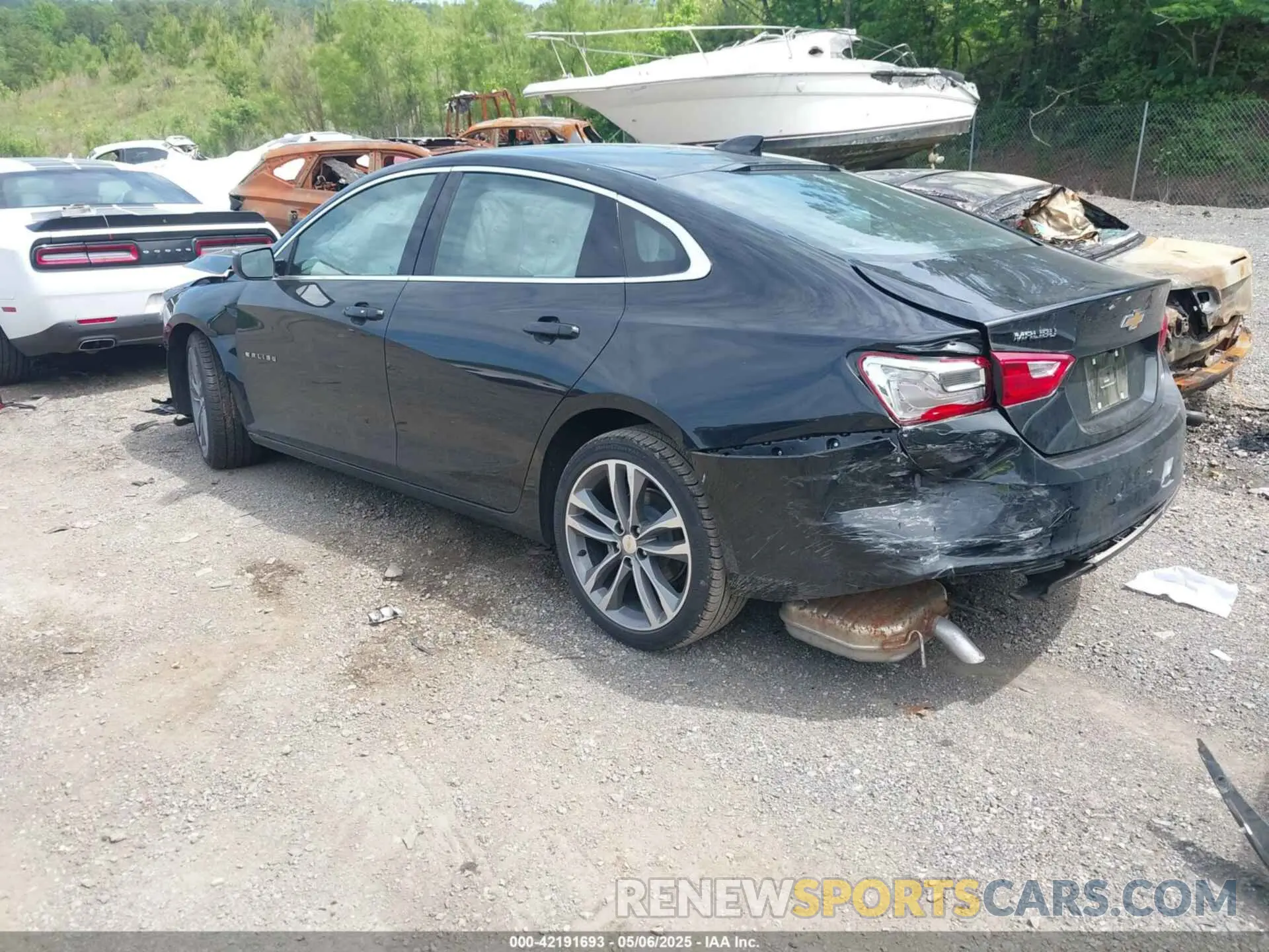 3 fotografías del automóvil dañado 1G1ZD5STXSF147810 CHEVROLET MALIBU 2025