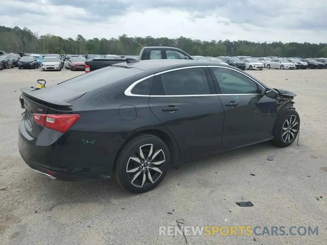 3 fotografías del automóvil dañado 1G1ZG5ST5SF104015 CHEVROLET MALIBU 2025