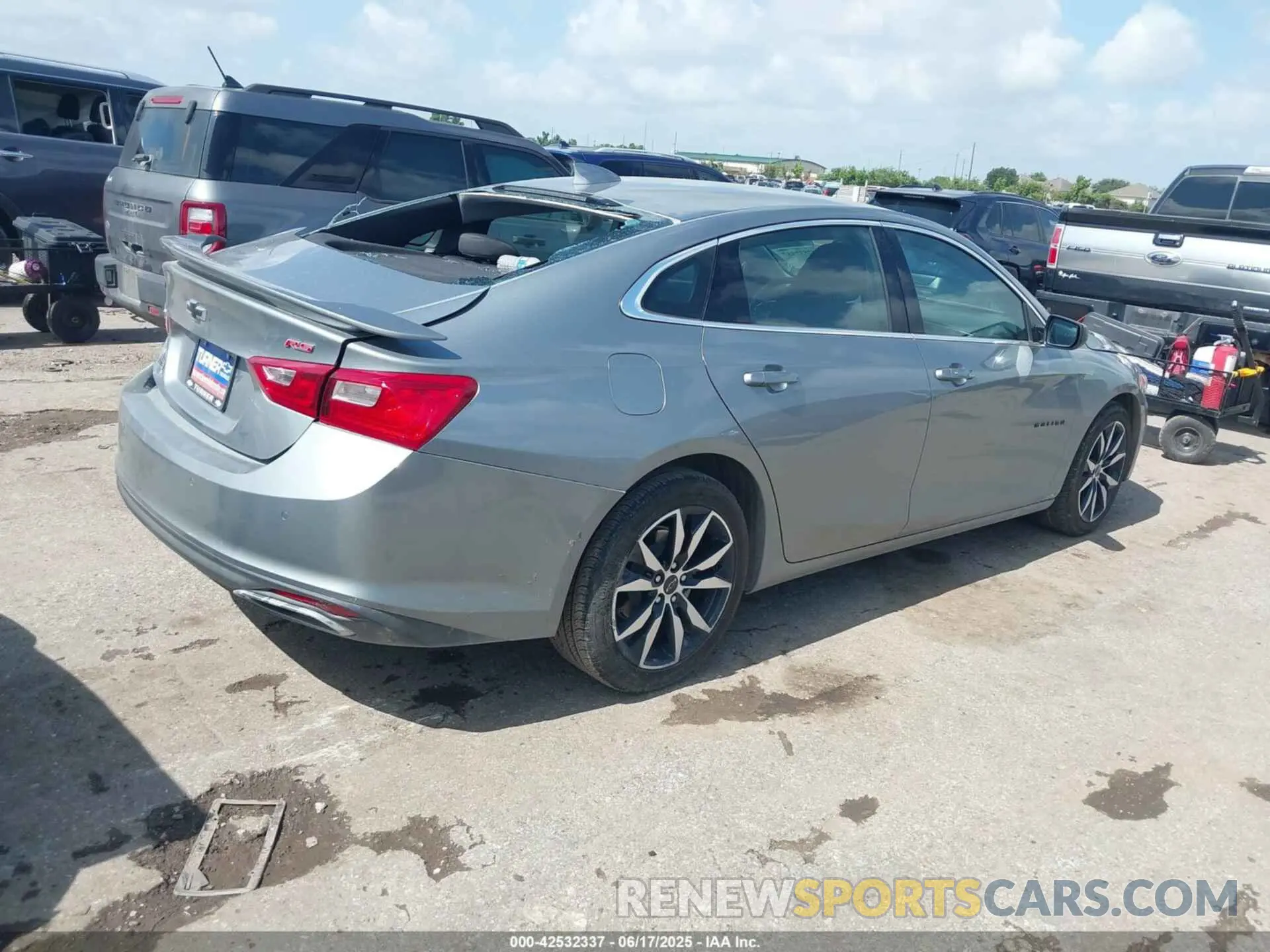 4 fotografías del automóvil dañado 1G1ZG5ST6SF112477 CHEVROLET MALIBU 2025