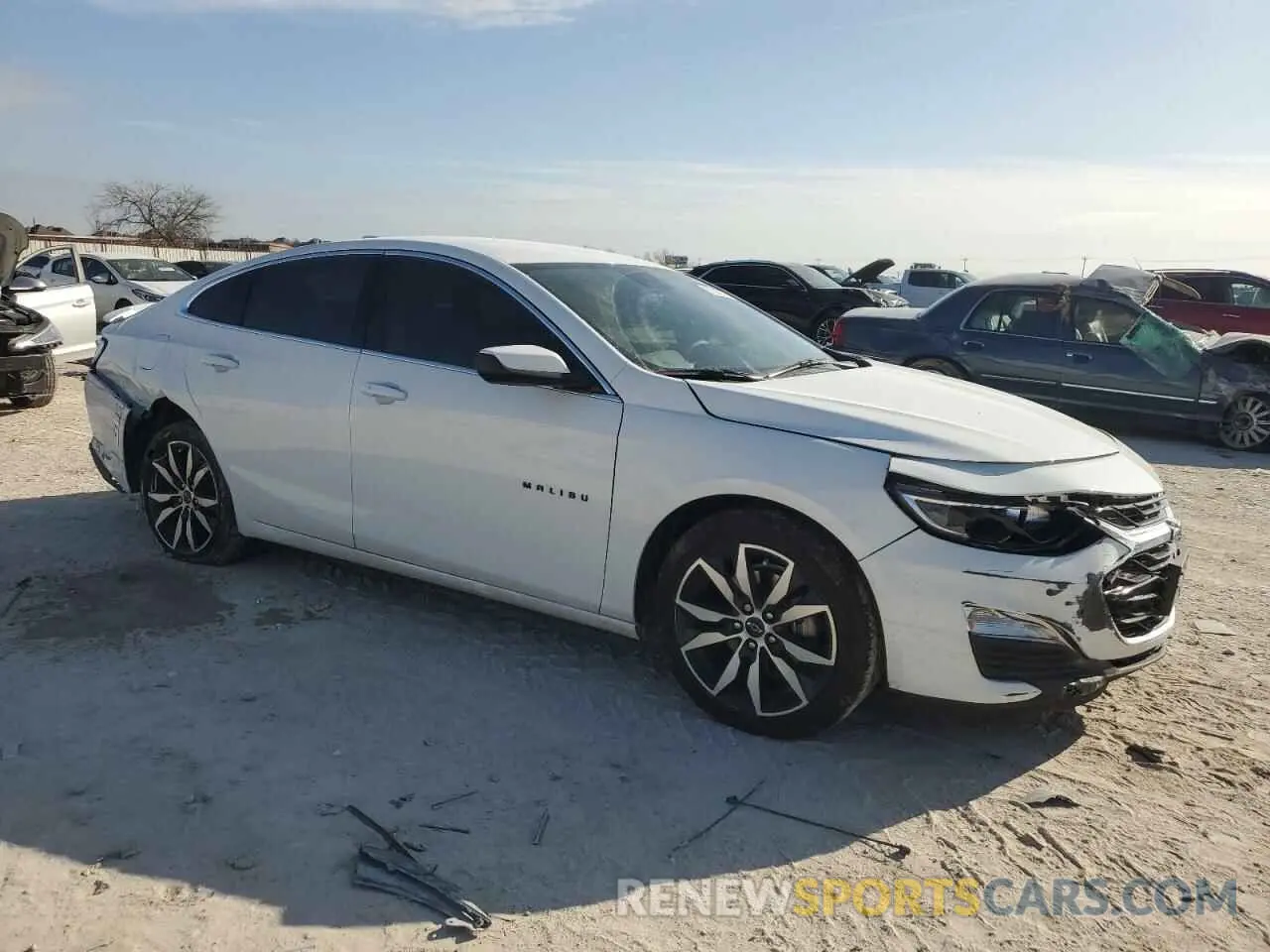 4 fotografías del automóvil dañado 1G1ZG5ST8SF114232 CHEVROLET MALIBU 2025