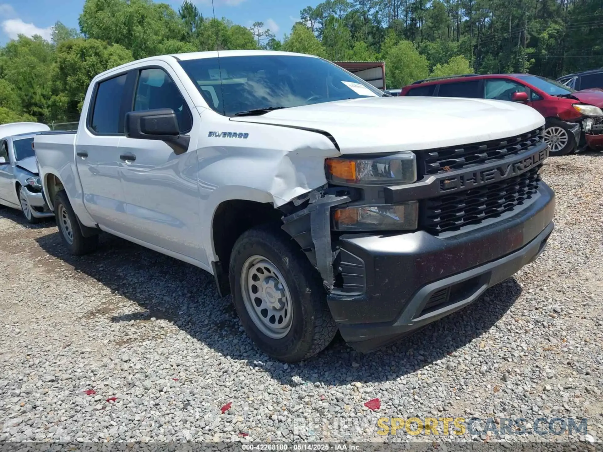 1 fotografías del automóvil dañado 1GCPWAEF5KZ177299 CHEVROLET SILVERADO 1500 2019