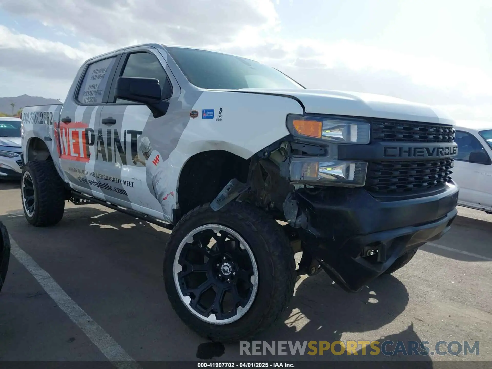 6 fotografías del automóvil dañado 1GCPWAEF5KZ385084 CHEVROLET SILVERADO 1500 2019