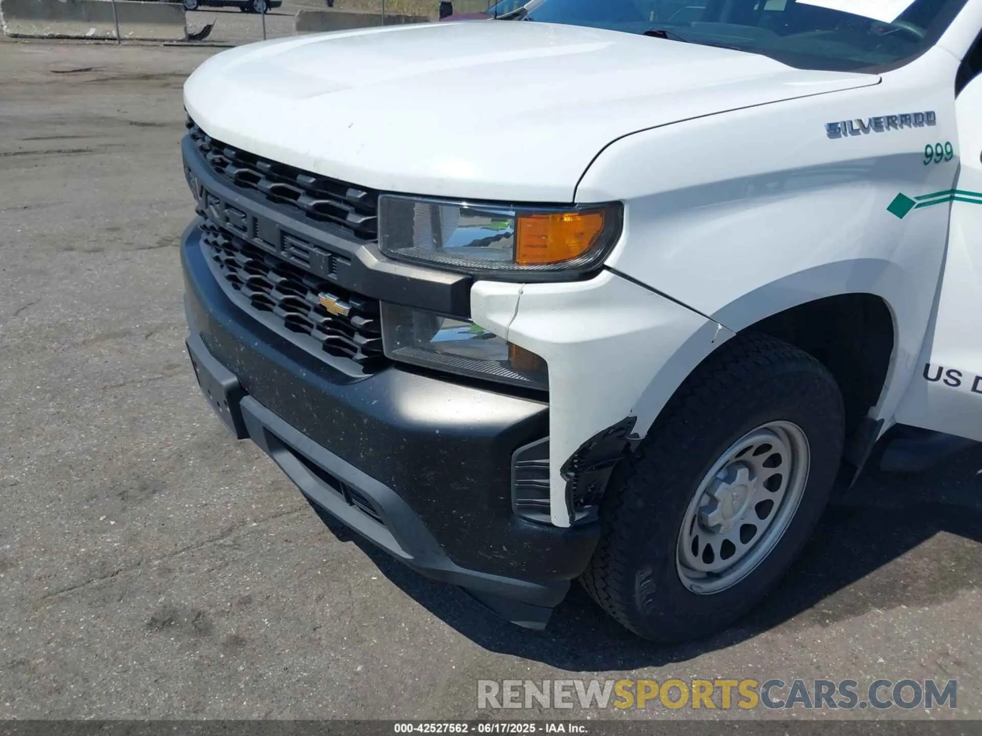 6 fotografías del automóvil dañado 1GCPWAEF8KZ363824 CHEVROLET SILVERADO 1500 2019