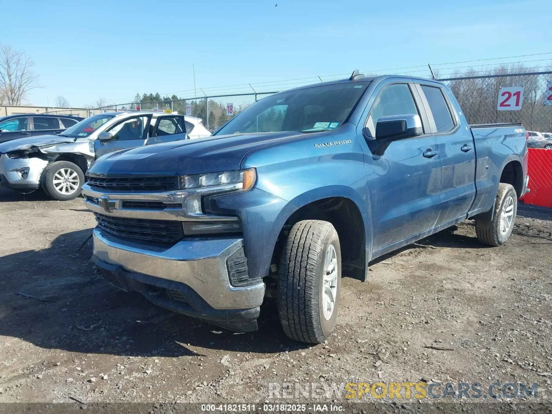 2 fotografías del automóvil dañado 1GCRYDED2KZ262281 CHEVROLET SILVERADO 1500 2019