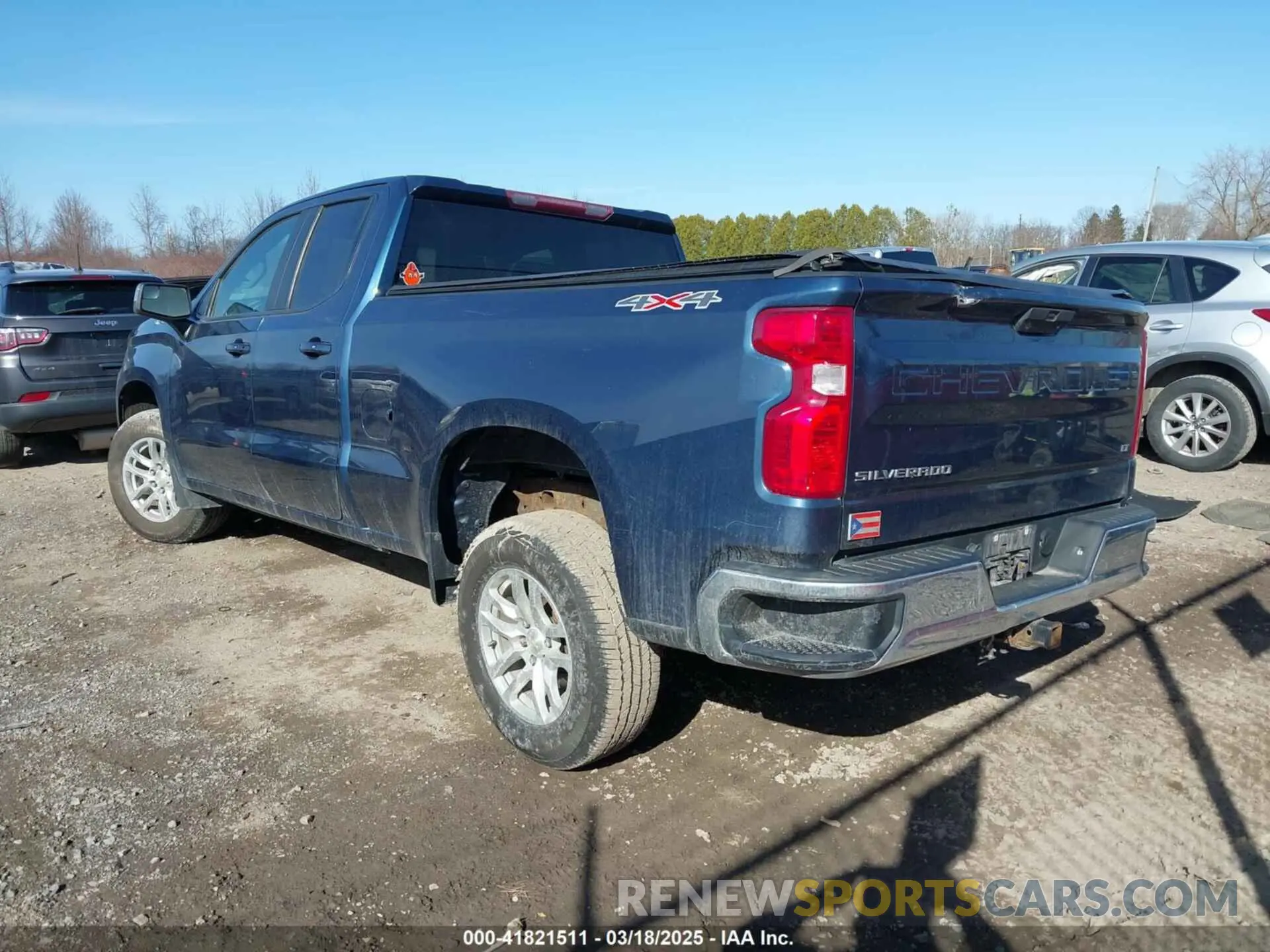 3 fotografías del automóvil dañado 1GCRYDED2KZ262281 CHEVROLET SILVERADO 1500 2019