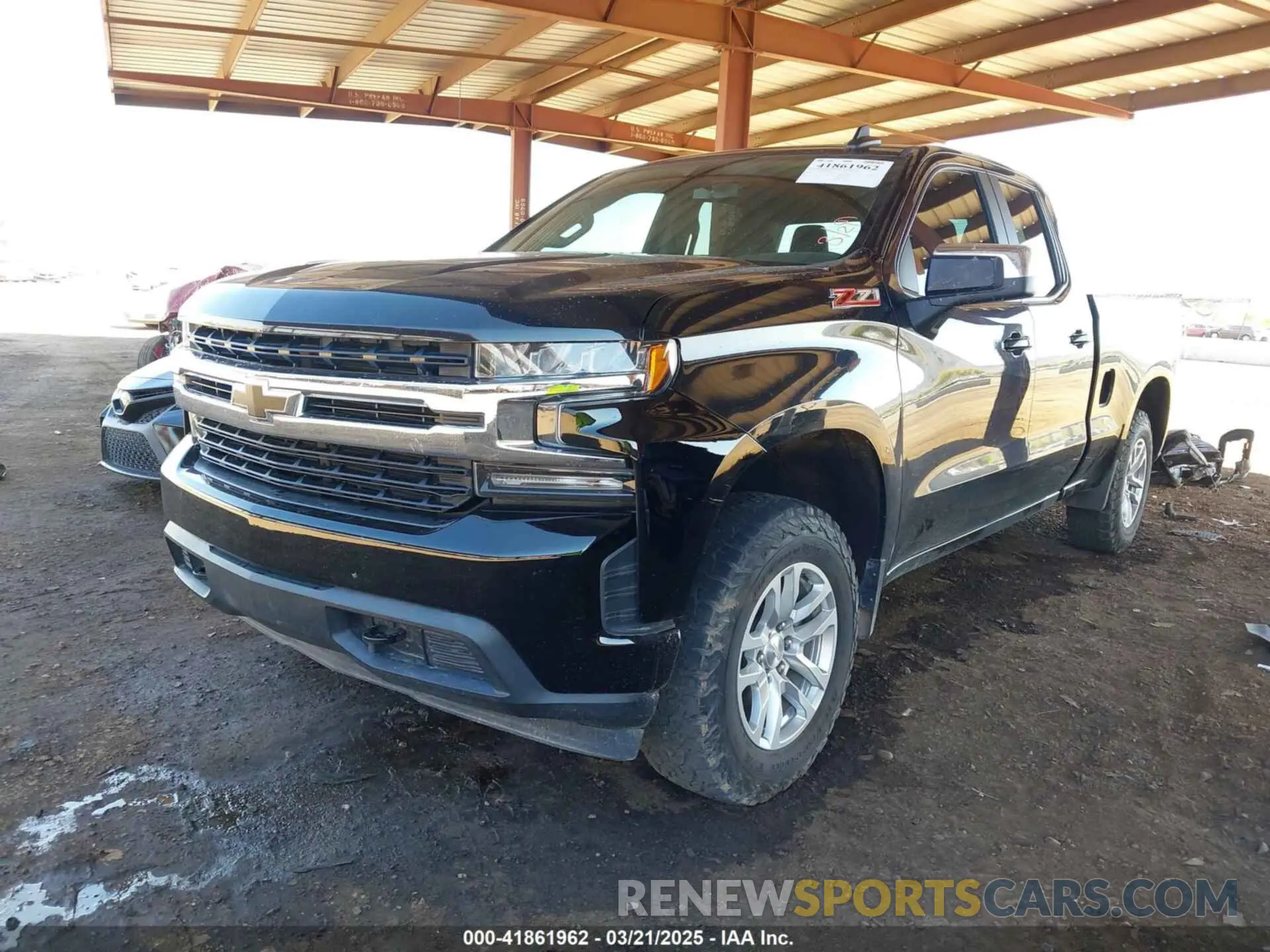 2 fotografías del automóvil dañado 1GCRYDED6KZ235973 CHEVROLET SILVERADO 1500 2019