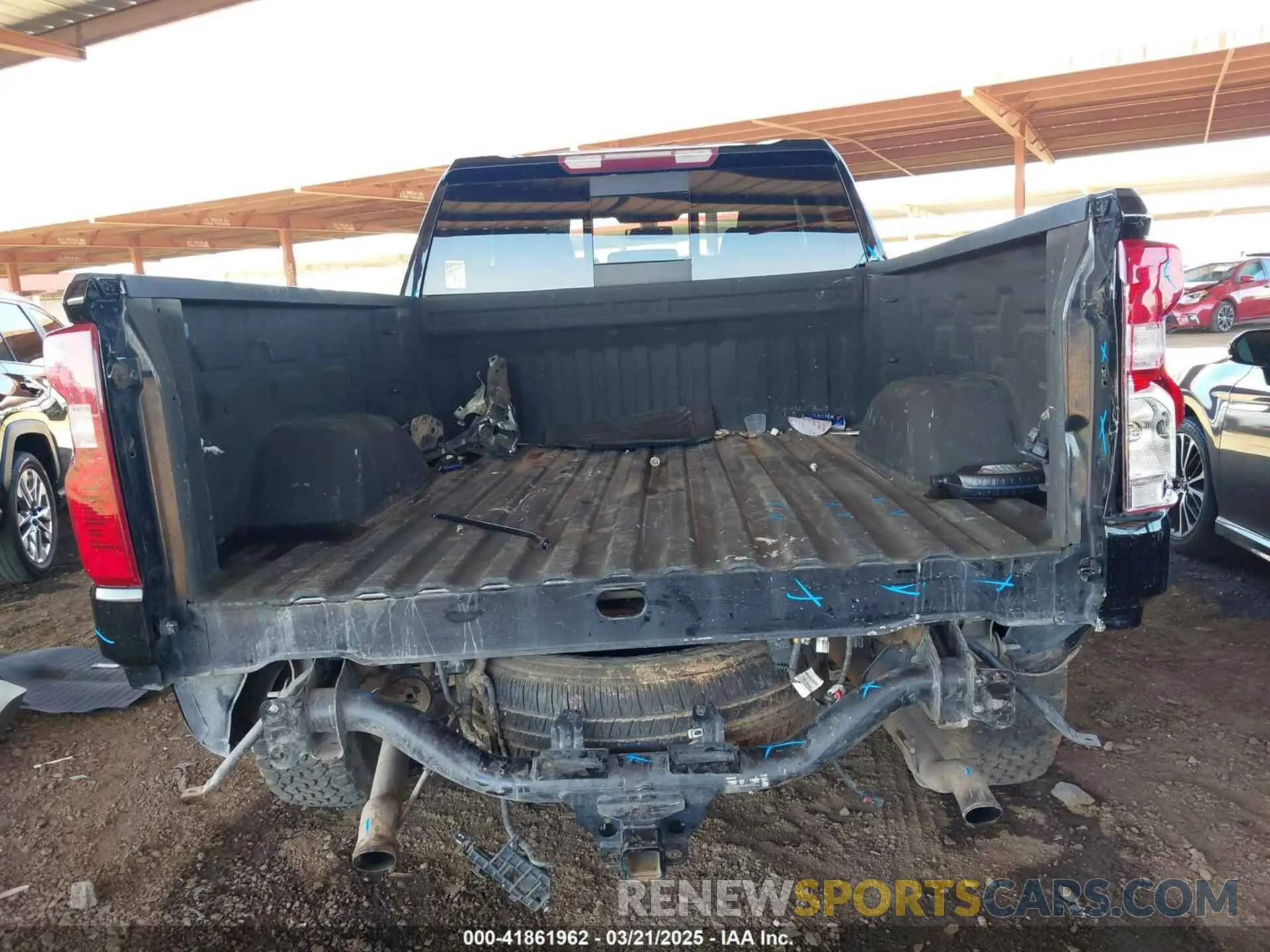 6 fotografías del automóvil dañado 1GCRYDED6KZ235973 CHEVROLET SILVERADO 1500 2019