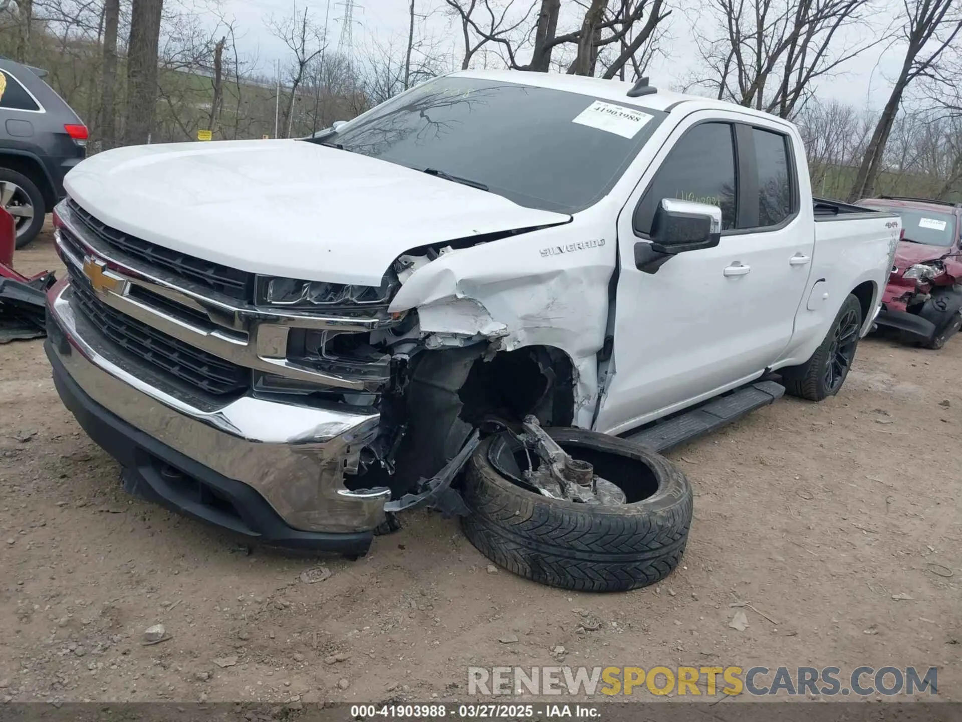 2 fotografías del automóvil dañado 1GCRYDEK4KZ296737 CHEVROLET SILVERADO 1500 2019