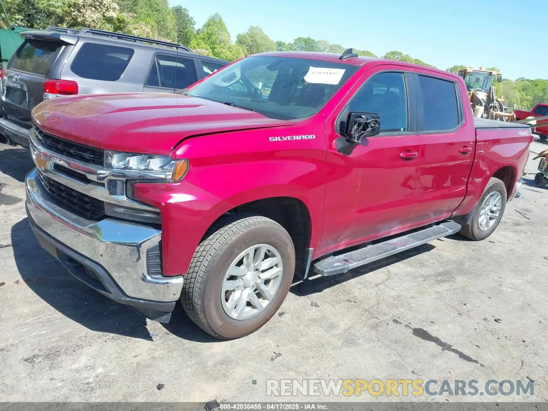 2 fotografías del automóvil dañado 1GCUYDEDXKZ218023 CHEVROLET SILVERADO 1500 2019