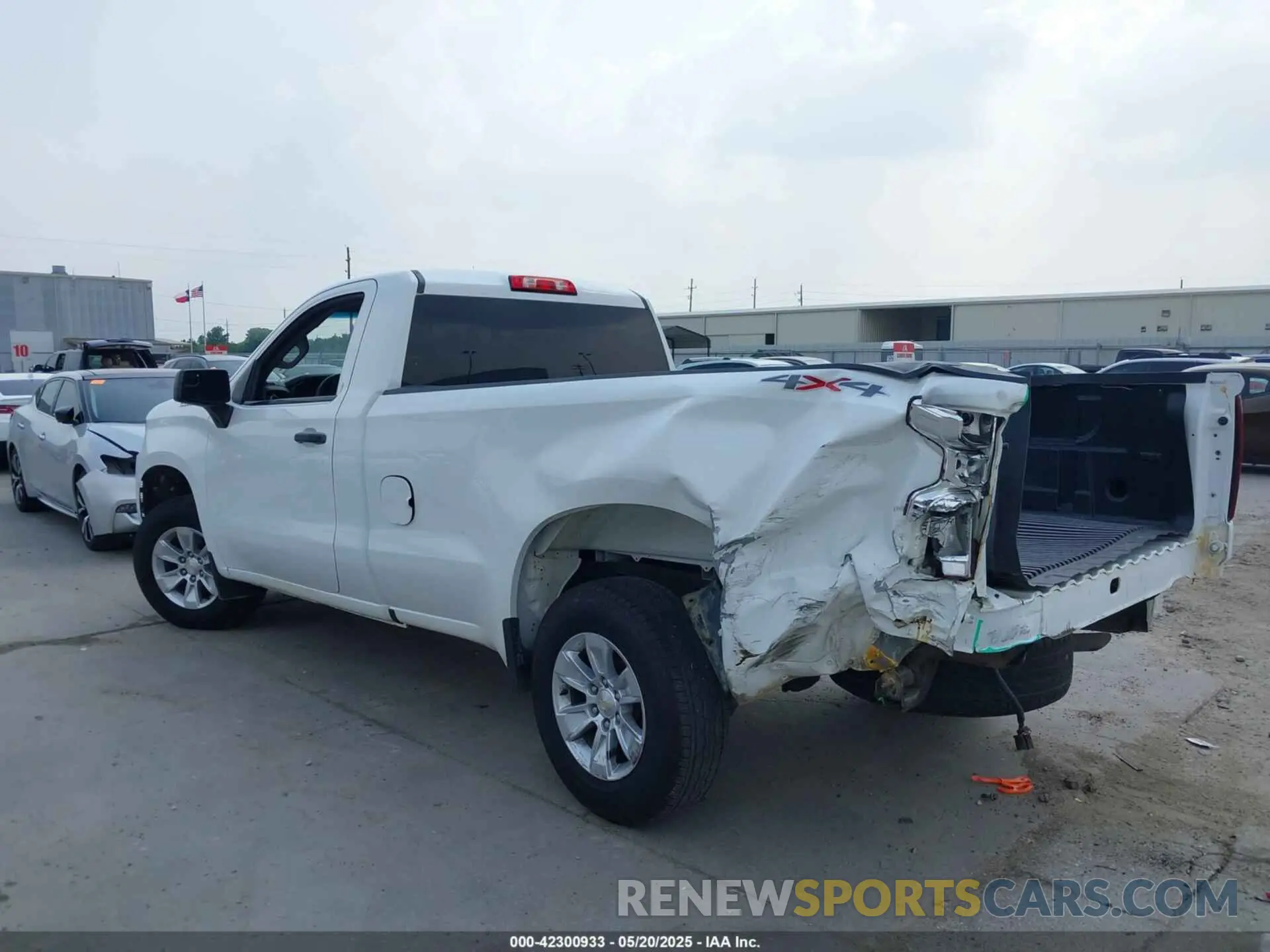 3 fotografías del automóvil dañado 3GCNYAEH2KG172130 CHEVROLET SILVERADO 1500 2019
