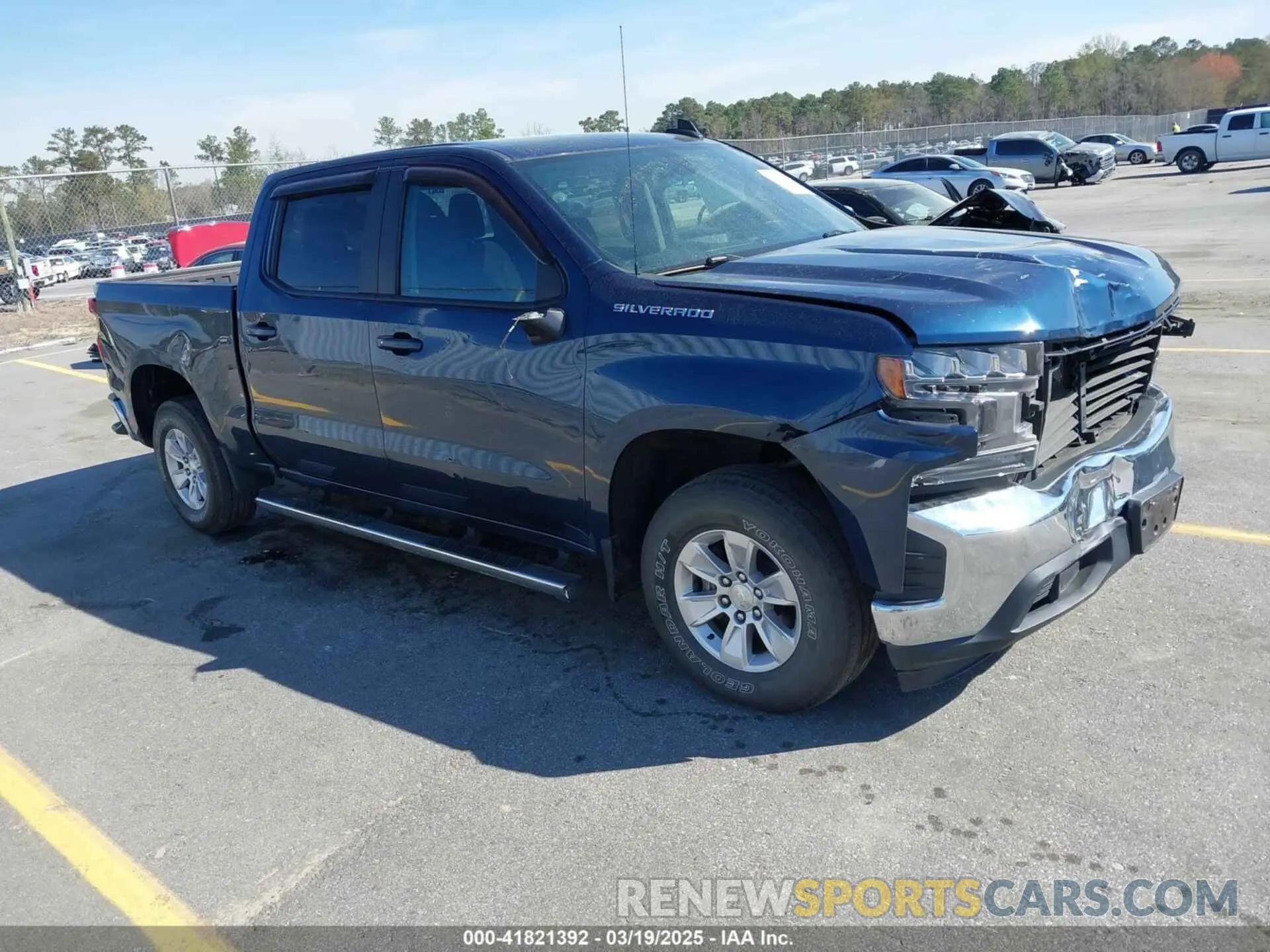 1 fotografías del automóvil dañado 3GCPWCED4KG153778 CHEVROLET SILVERADO 1500 2019