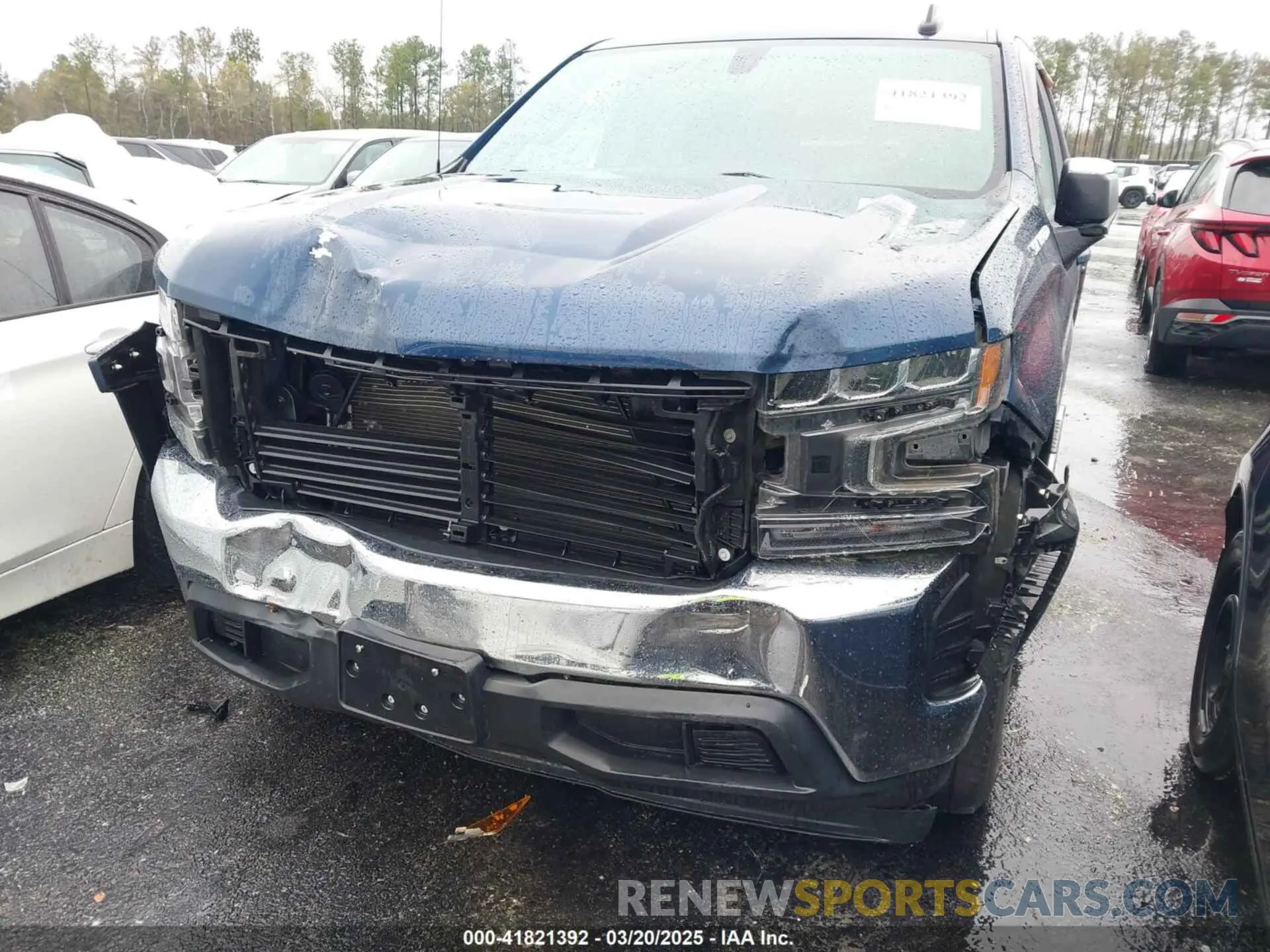 6 fotografías del automóvil dañado 3GCPWCED4KG153778 CHEVROLET SILVERADO 1500 2019
