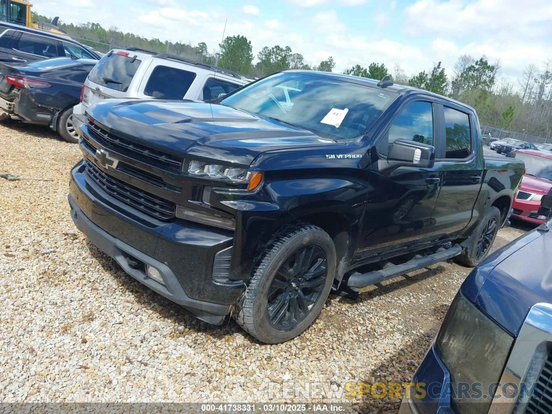 2 fotografías del automóvil dañado 3GCPWDED1KG223856 CHEVROLET SILVERADO 1500 2019