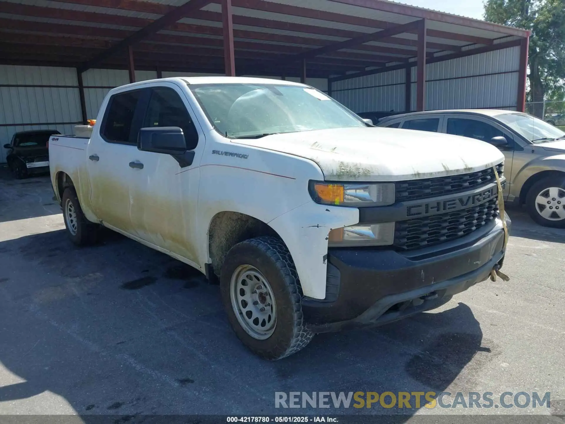 1 fotografías del automóvil dañado 3GCPYAEH8KG129727 CHEVROLET SILVERADO 1500 2019