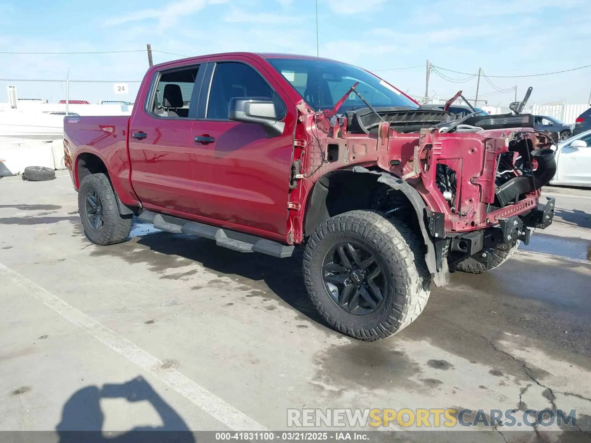 1 fotografías del automóvil dañado 3GCPYFED2KG122699 CHEVROLET SILVERADO 1500 2019