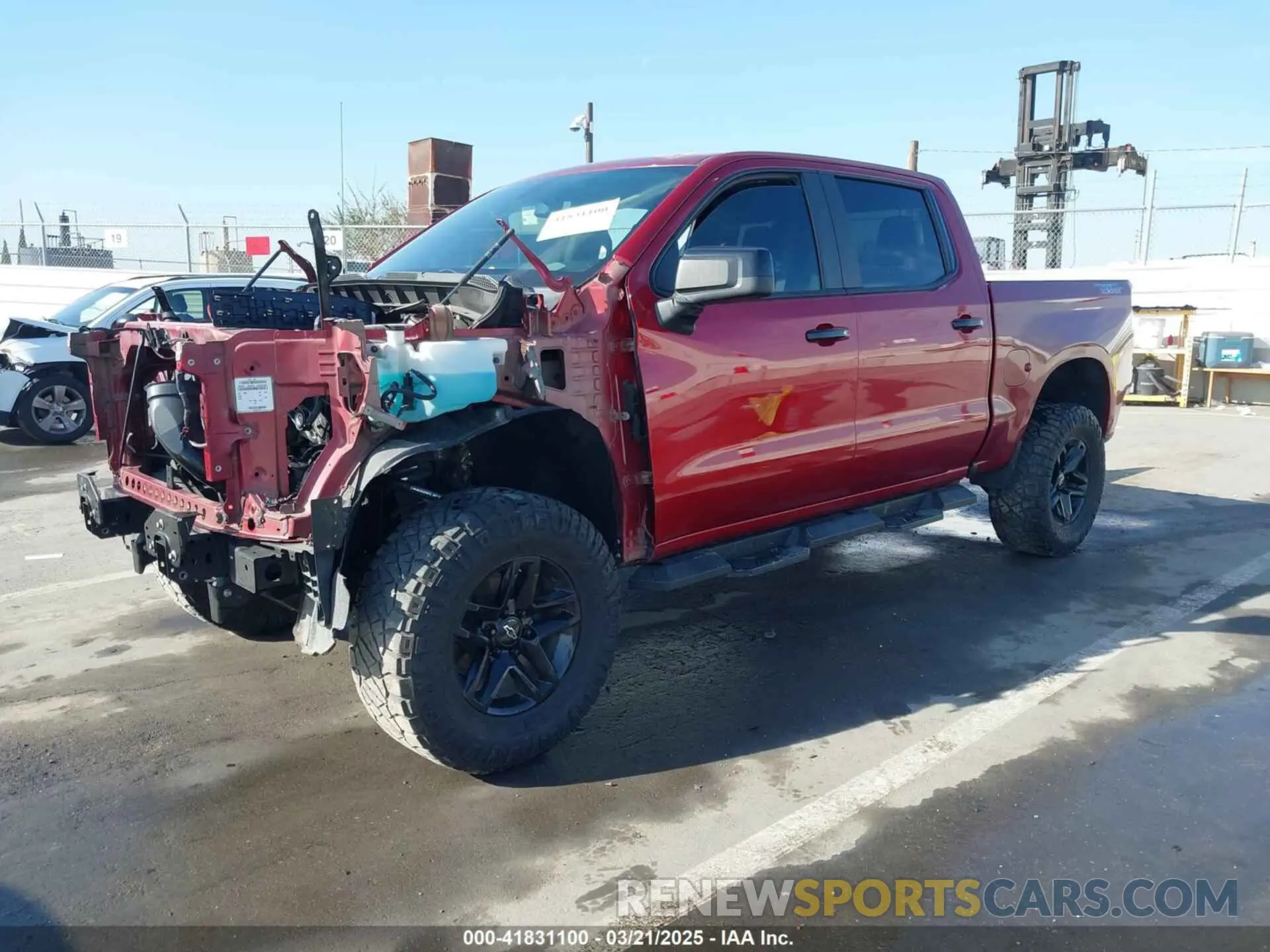 2 fotografías del automóvil dañado 3GCPYFED2KG122699 CHEVROLET SILVERADO 1500 2019