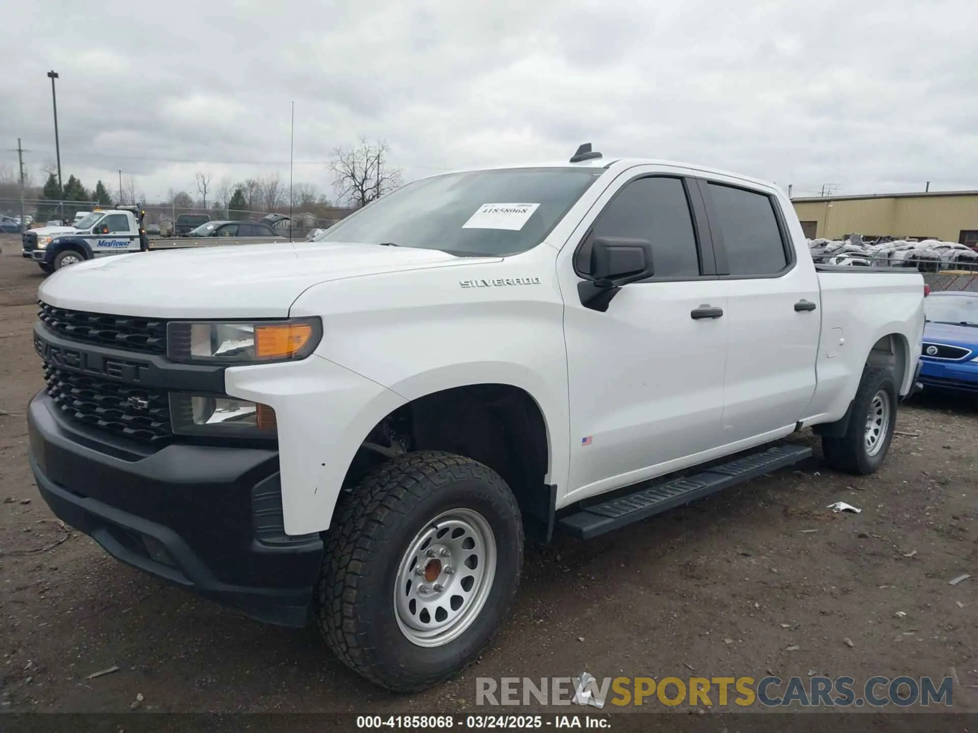 2 fotografías del automóvil dañado 1GCPWAEH8LZ282549 CHEVROLET SILVERADO 1500 2020