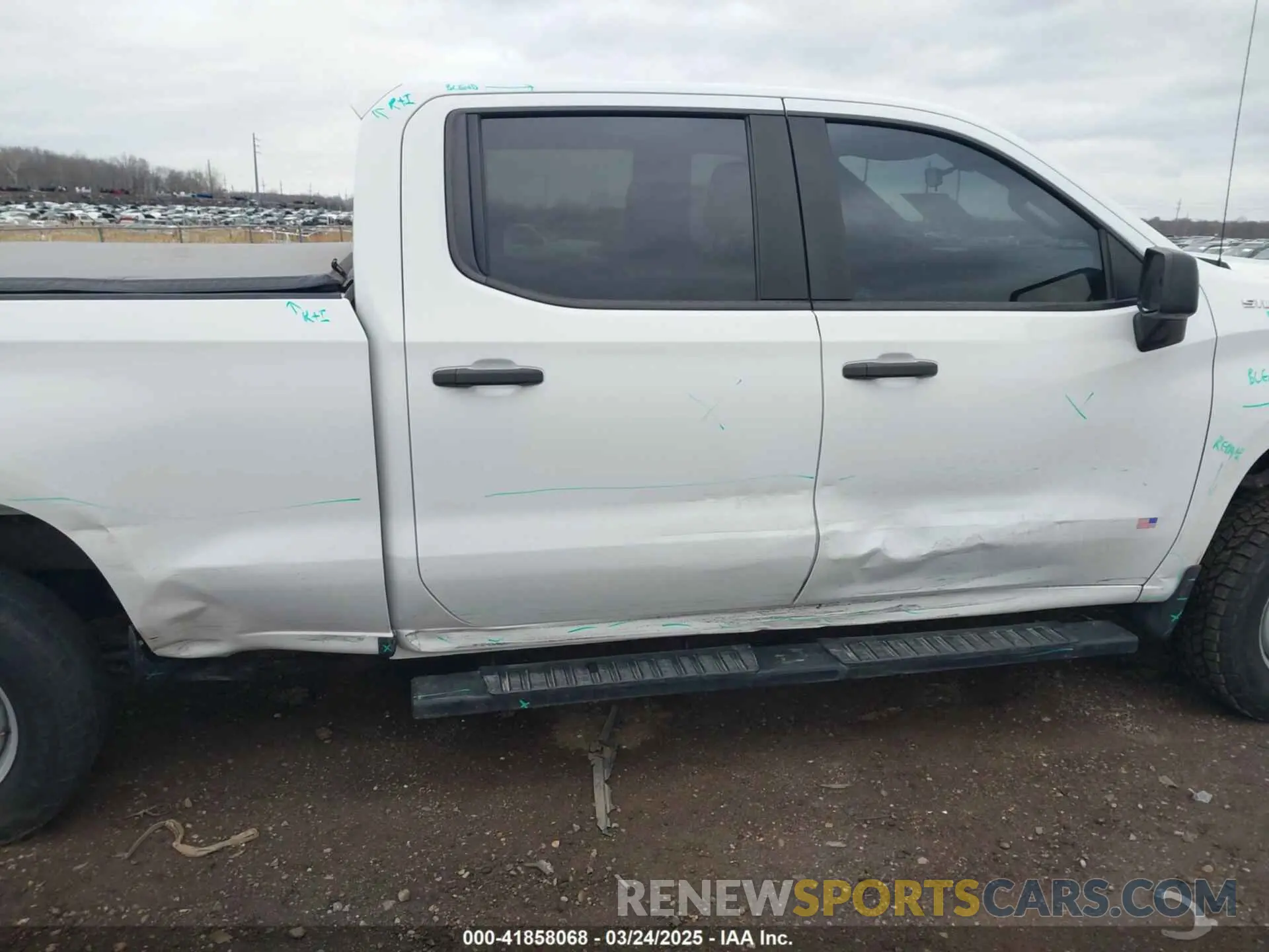 6 fotografías del automóvil dañado 1GCPWAEH8LZ282549 CHEVROLET SILVERADO 1500 2020