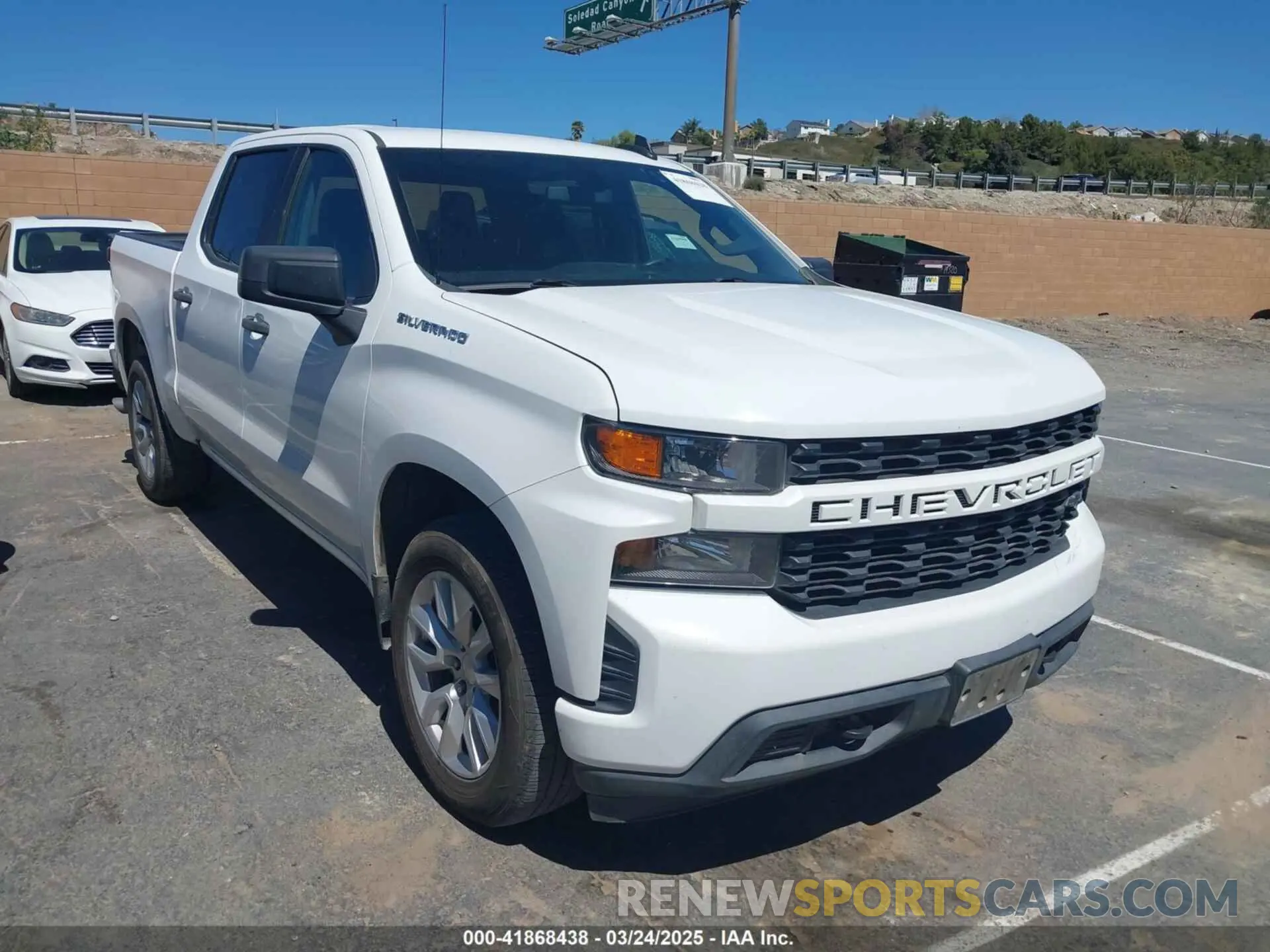 1 fotografías del automóvil dañado 1GCPWBEH1LZ296153 CHEVROLET SILVERADO 1500 2020