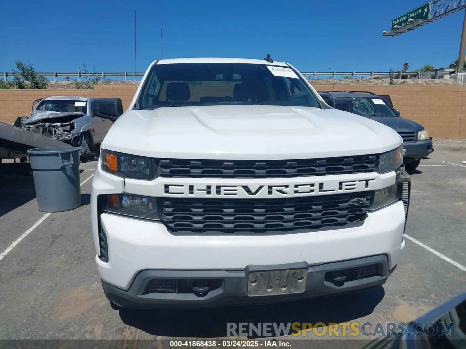 12 fotografías del automóvil dañado 1GCPWBEH1LZ296153 CHEVROLET SILVERADO 1500 2020
