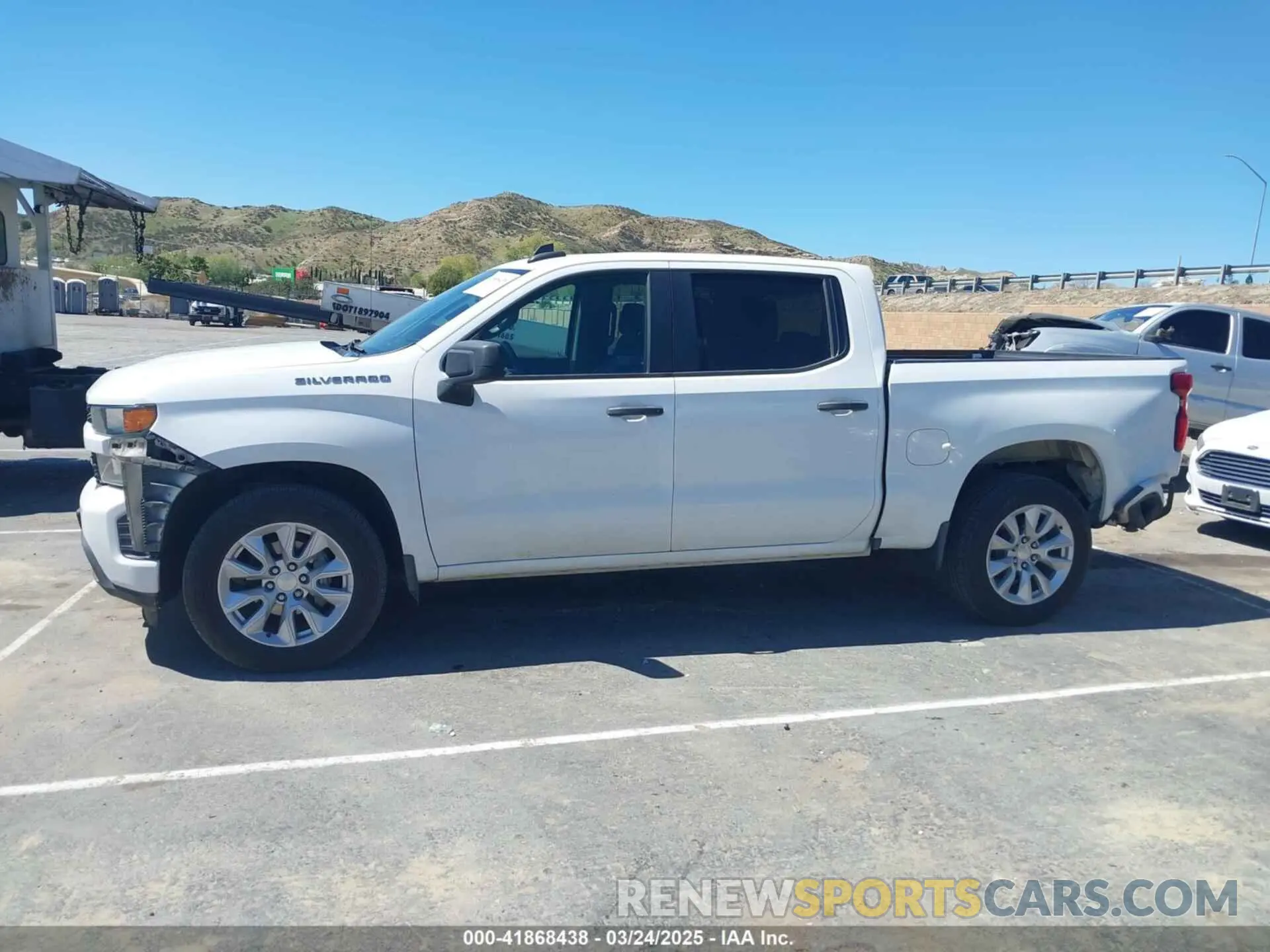 14 fotografías del automóvil dañado 1GCPWBEH1LZ296153 CHEVROLET SILVERADO 1500 2020