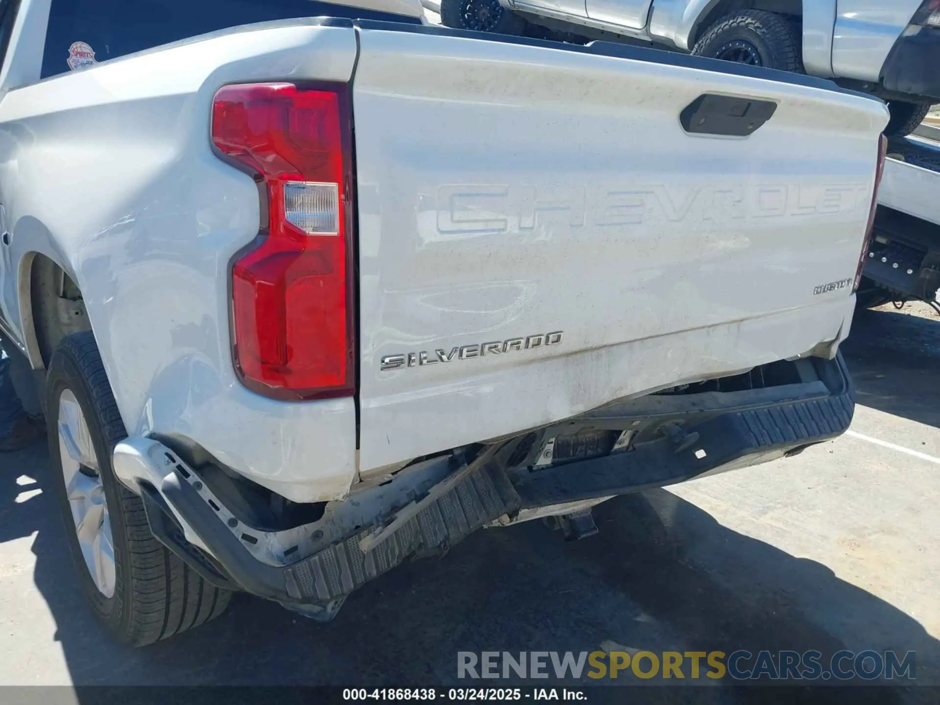 6 fotografías del automóvil dañado 1GCPWBEH1LZ296153 CHEVROLET SILVERADO 1500 2020