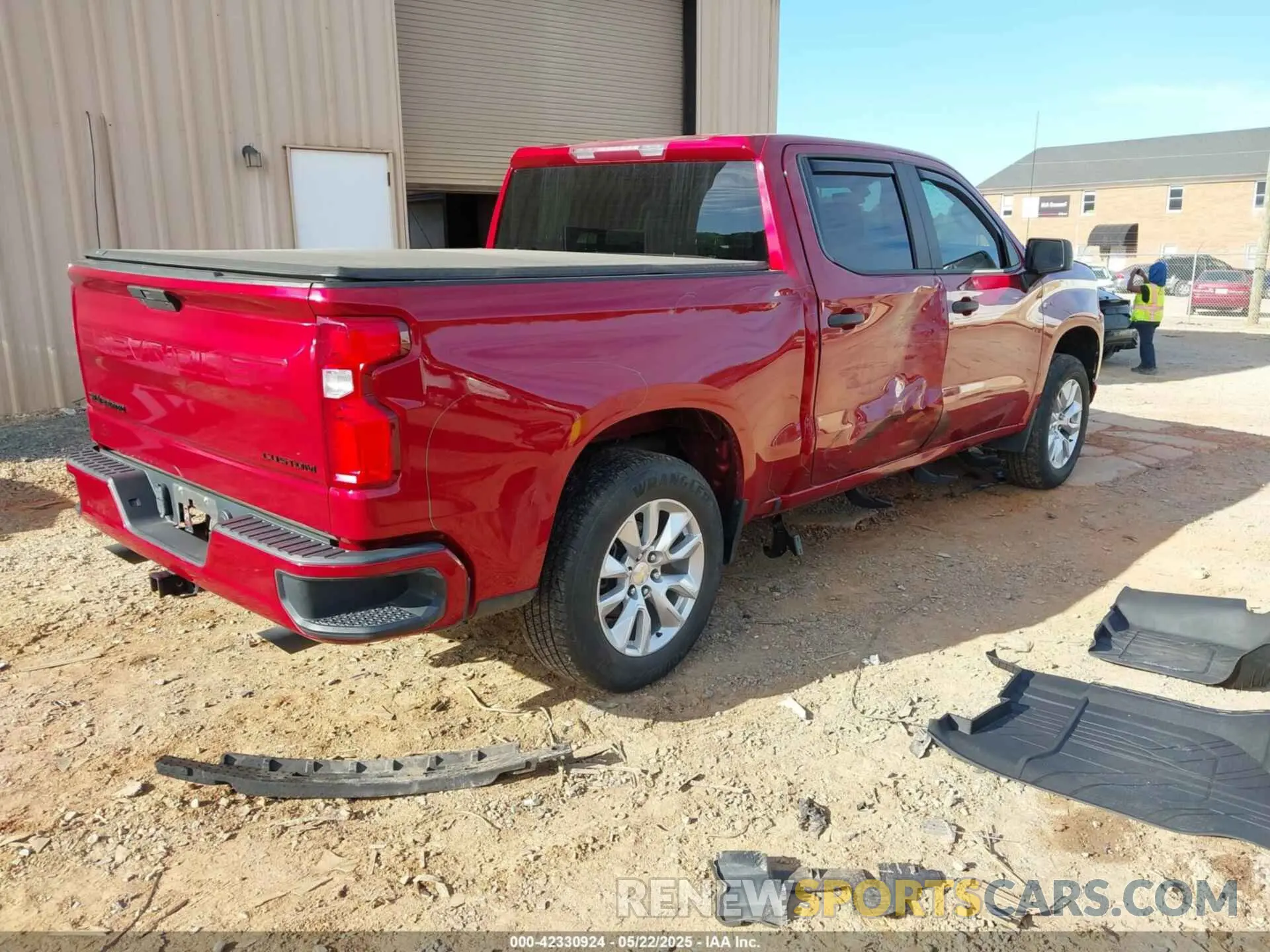 4 fotografías del automóvil dañado 1GCPWBEH2LZ125962 CHEVROLET SILVERADO 1500 2020