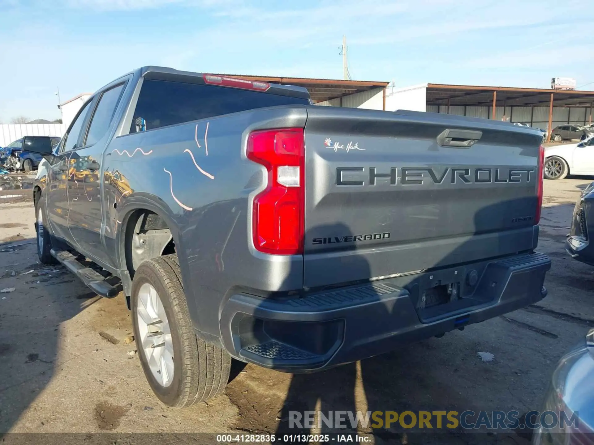 3 fotografías del automóvil dañado 1GCPWBEHXLZ183253 CHEVROLET SILVERADO 1500 2020