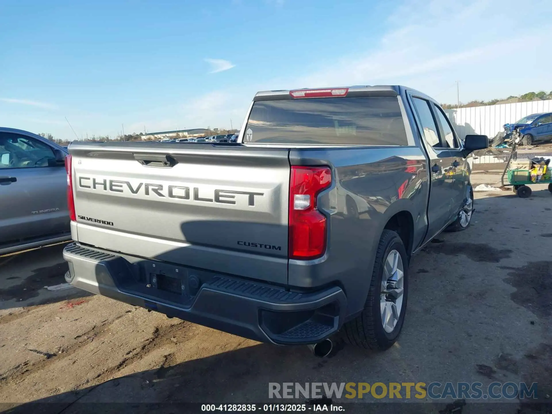 4 fotografías del automóvil dañado 1GCPWBEHXLZ183253 CHEVROLET SILVERADO 1500 2020