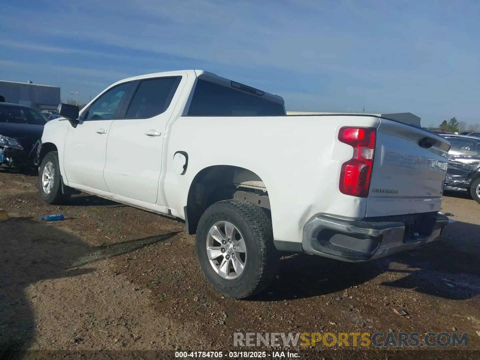 3 fotografías del automóvil dañado 1GCPWCED8LZ252315 CHEVROLET SILVERADO 1500 2020