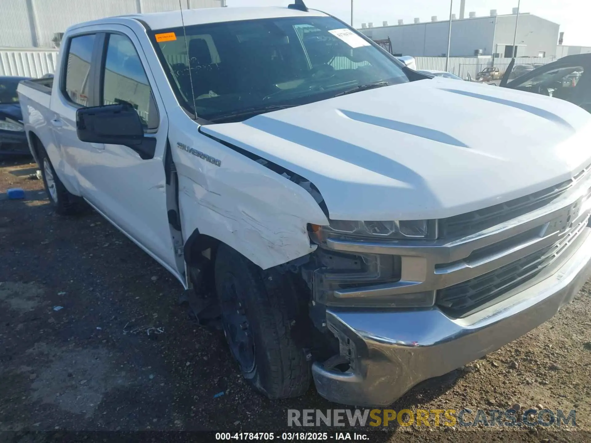 6 fotografías del automóvil dañado 1GCPWCED8LZ252315 CHEVROLET SILVERADO 1500 2020