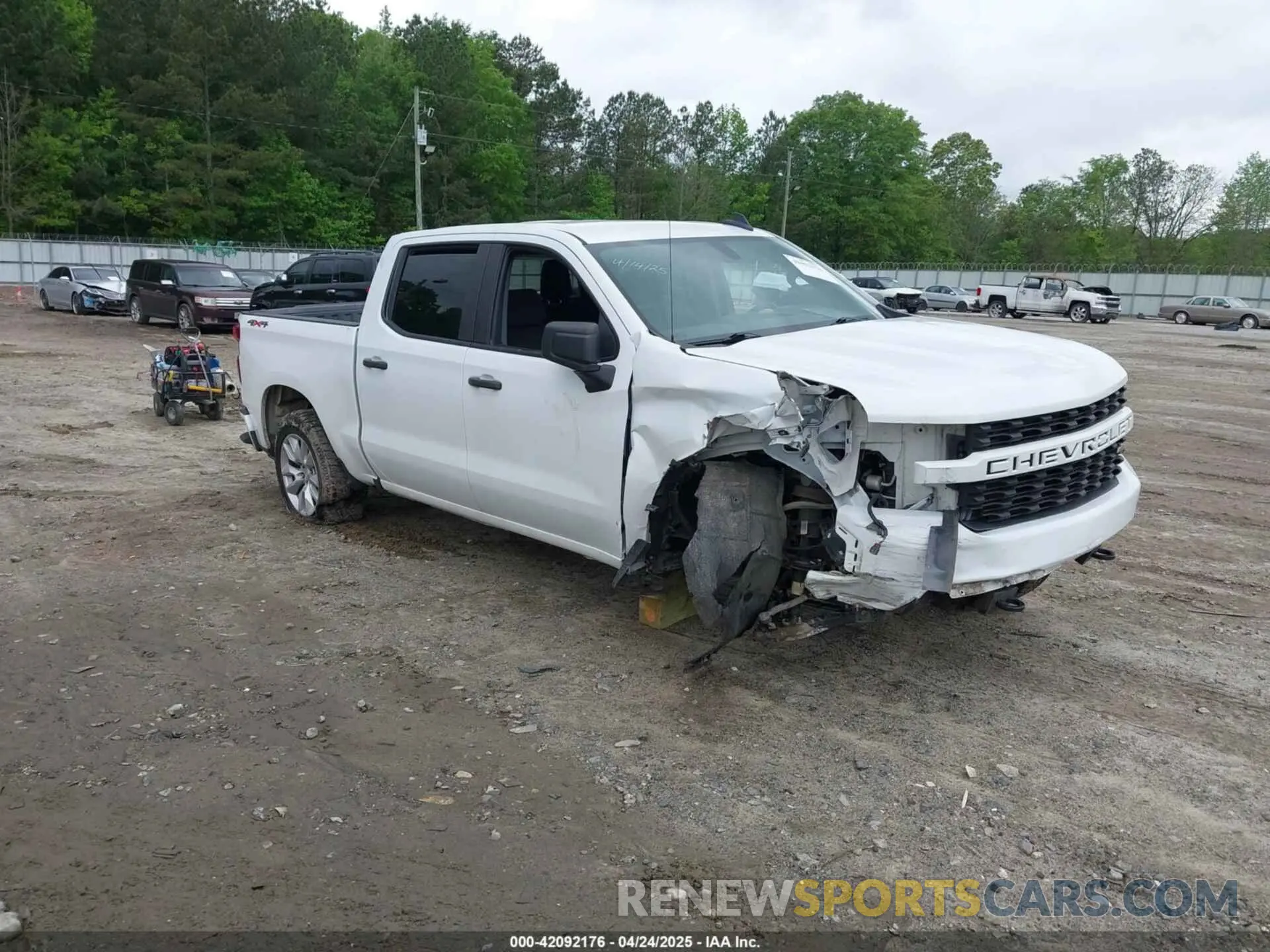 1 fotografías del automóvil dañado 1GCPYBEH1LZ267892 CHEVROLET SILVERADO 1500 2020