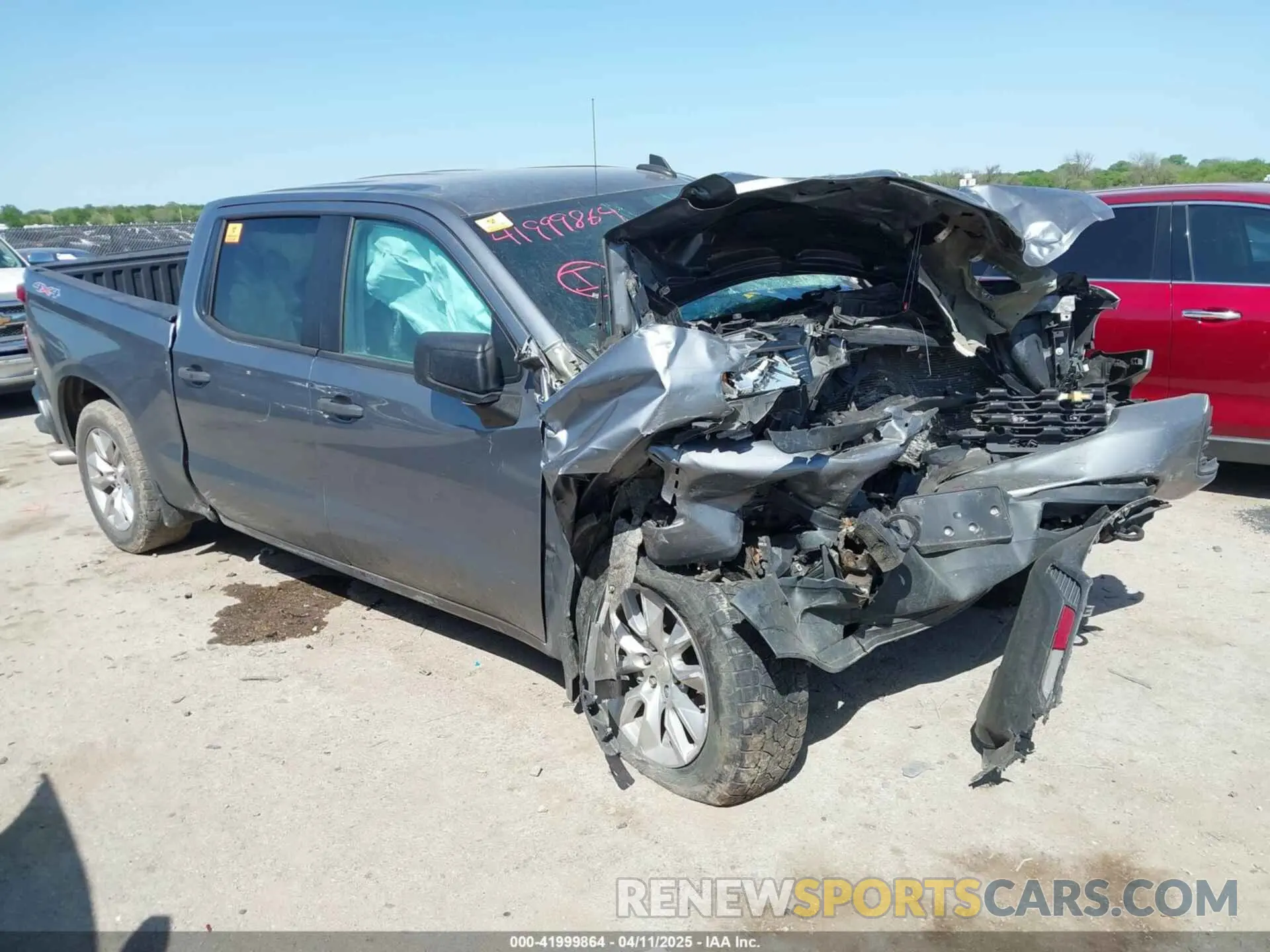 1 fotografías del automóvil dañado 1GCPYBEH6LZ259397 CHEVROLET SILVERADO 1500 2020