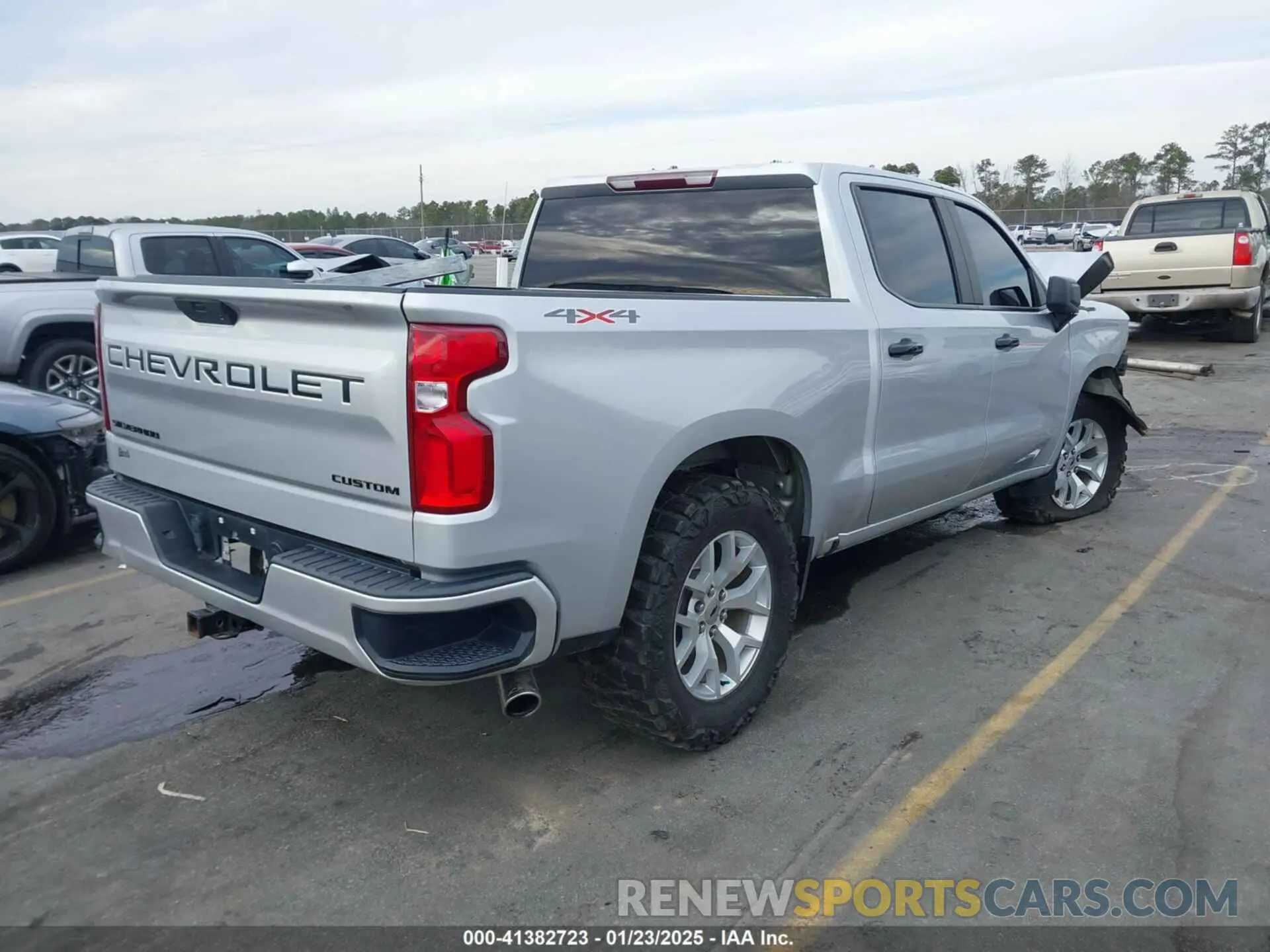 4 fotografías del automóvil dañado 1GCPYBEH7LZ299990 CHEVROLET SILVERADO 1500 2020
