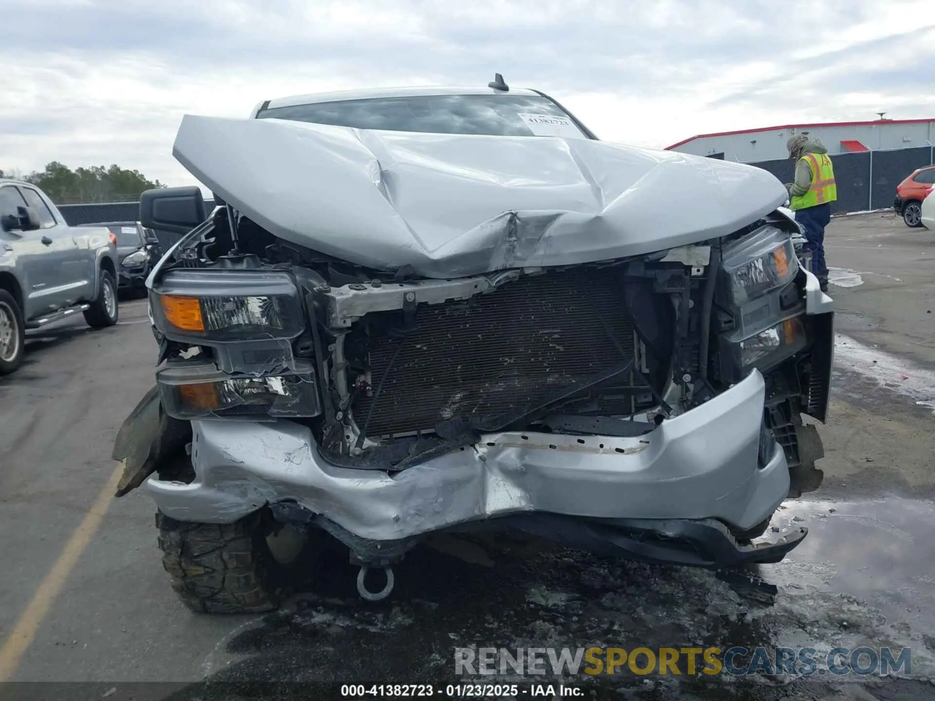 6 fotografías del automóvil dañado 1GCPYBEH7LZ299990 CHEVROLET SILVERADO 1500 2020