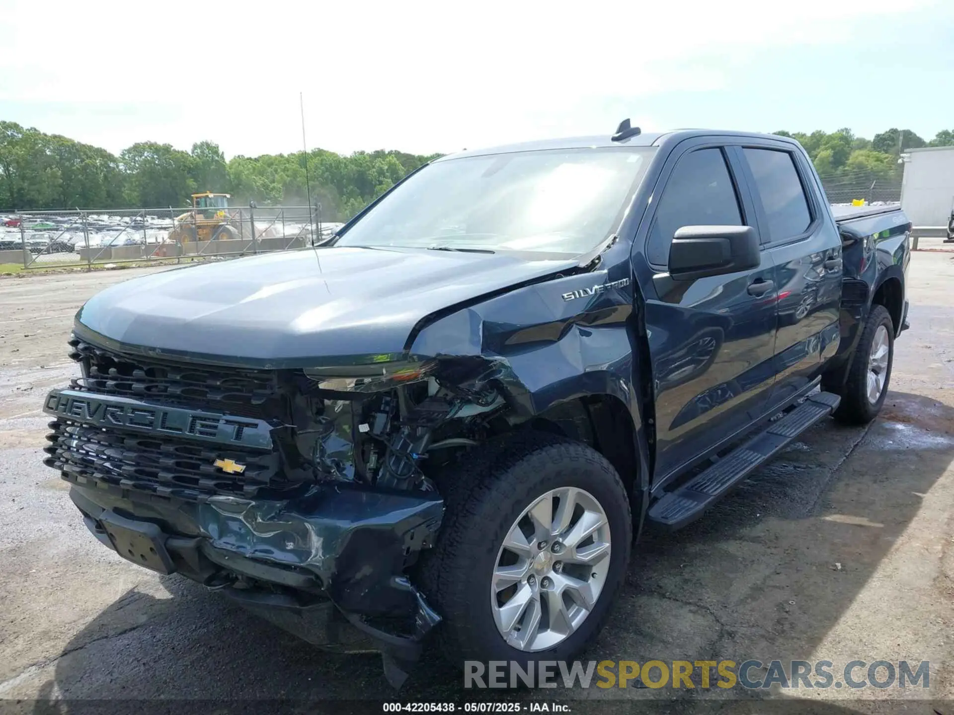 2 fotografías del automóvil dañado 1GCPYBEH8LZ206345 CHEVROLET SILVERADO 1500 2020