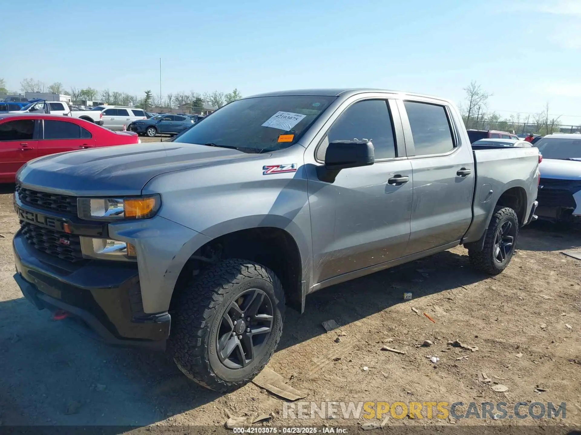 2 fotografías del automóvil dañado 1GCPYCEF4LZ157889 CHEVROLET SILVERADO 1500 2020